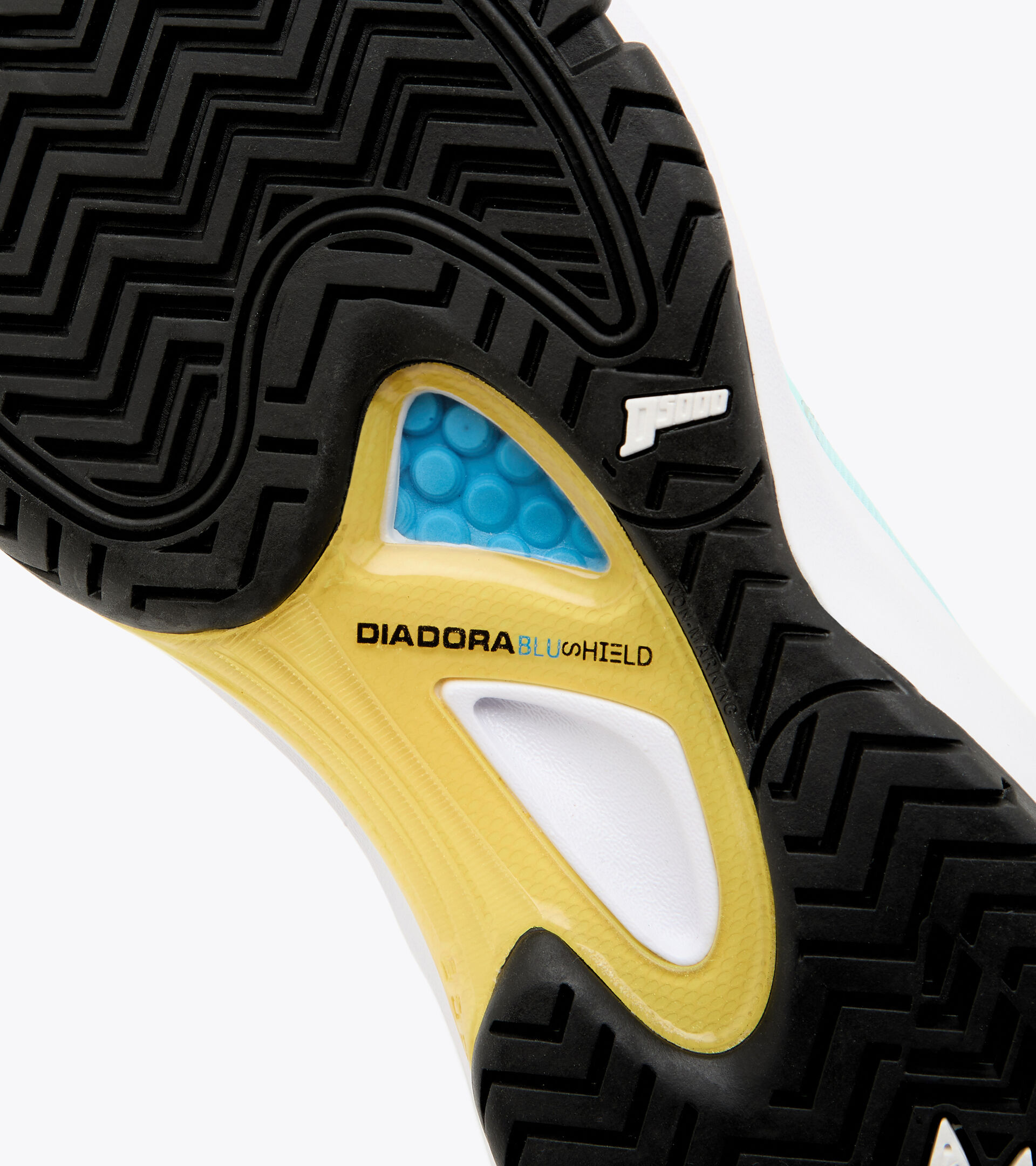 Clay and hard court tennis shoe - Women SPEED BLUSHIELD FLY 3 + W AG BLUE TINT/BLACK/WHITE - Diadora