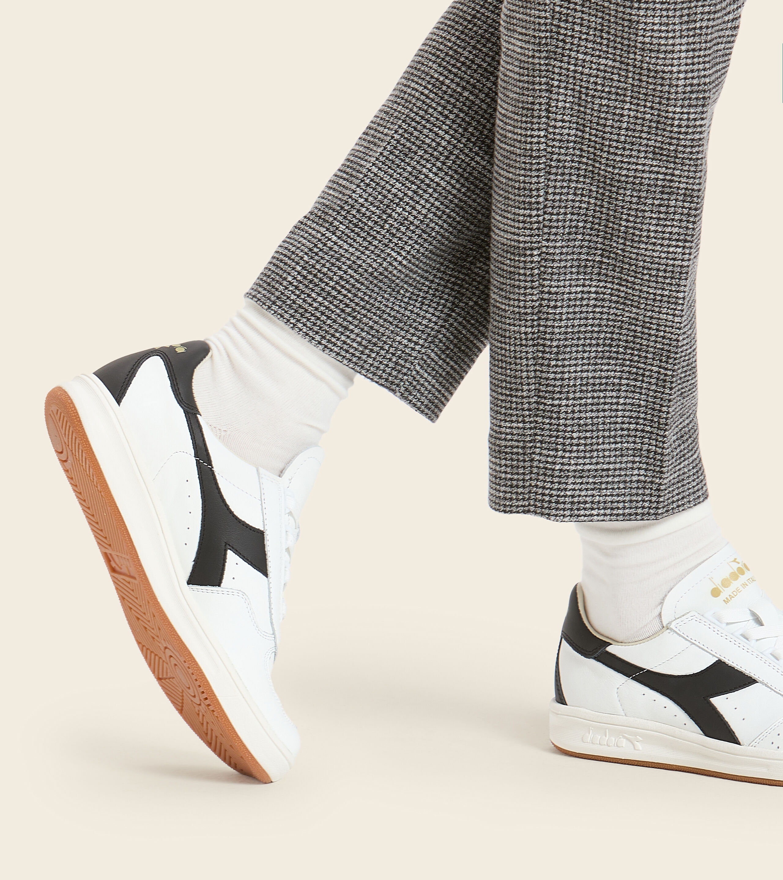 diadora b elite on feet