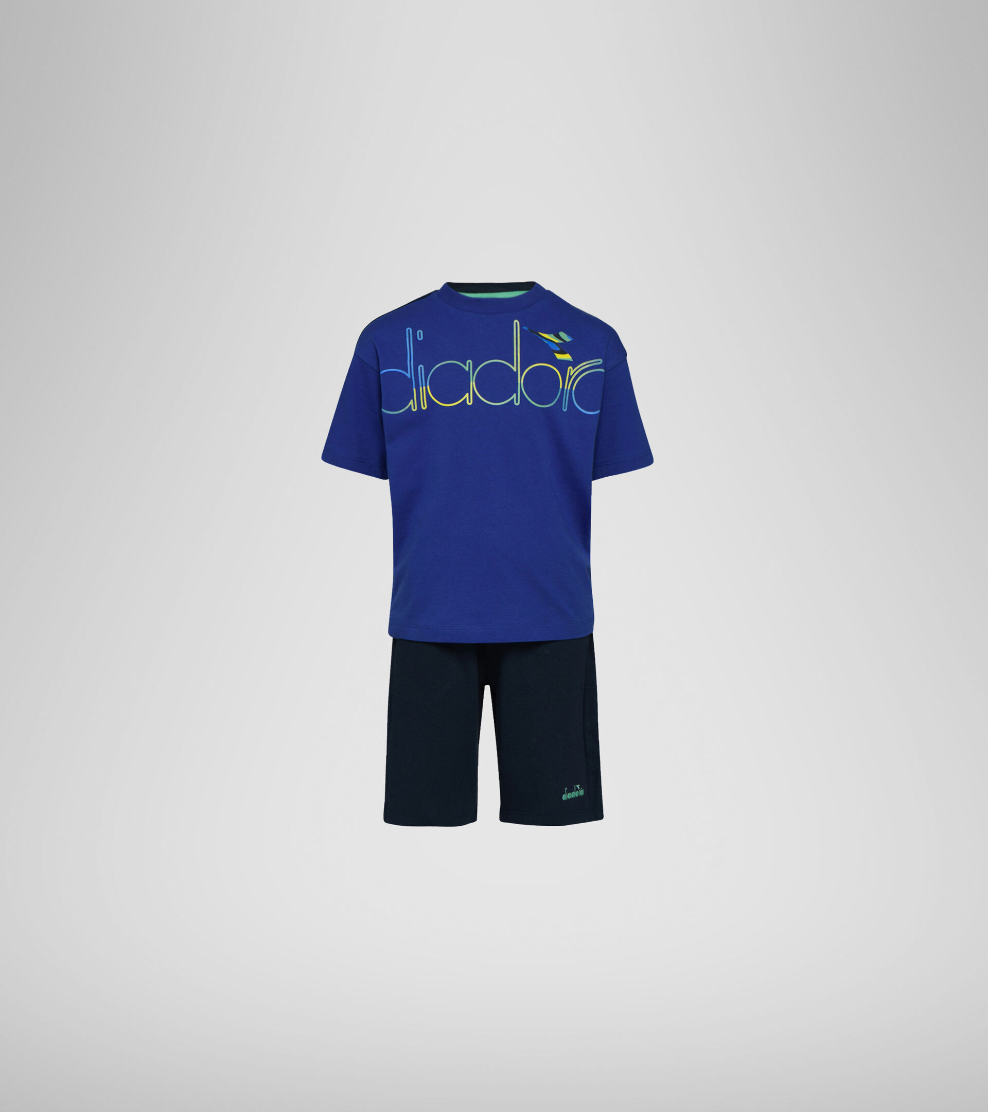 Apparel Sport BAMBINO JB. SET SS SPOTLIGHT BLUE CLEMATIS Diadora