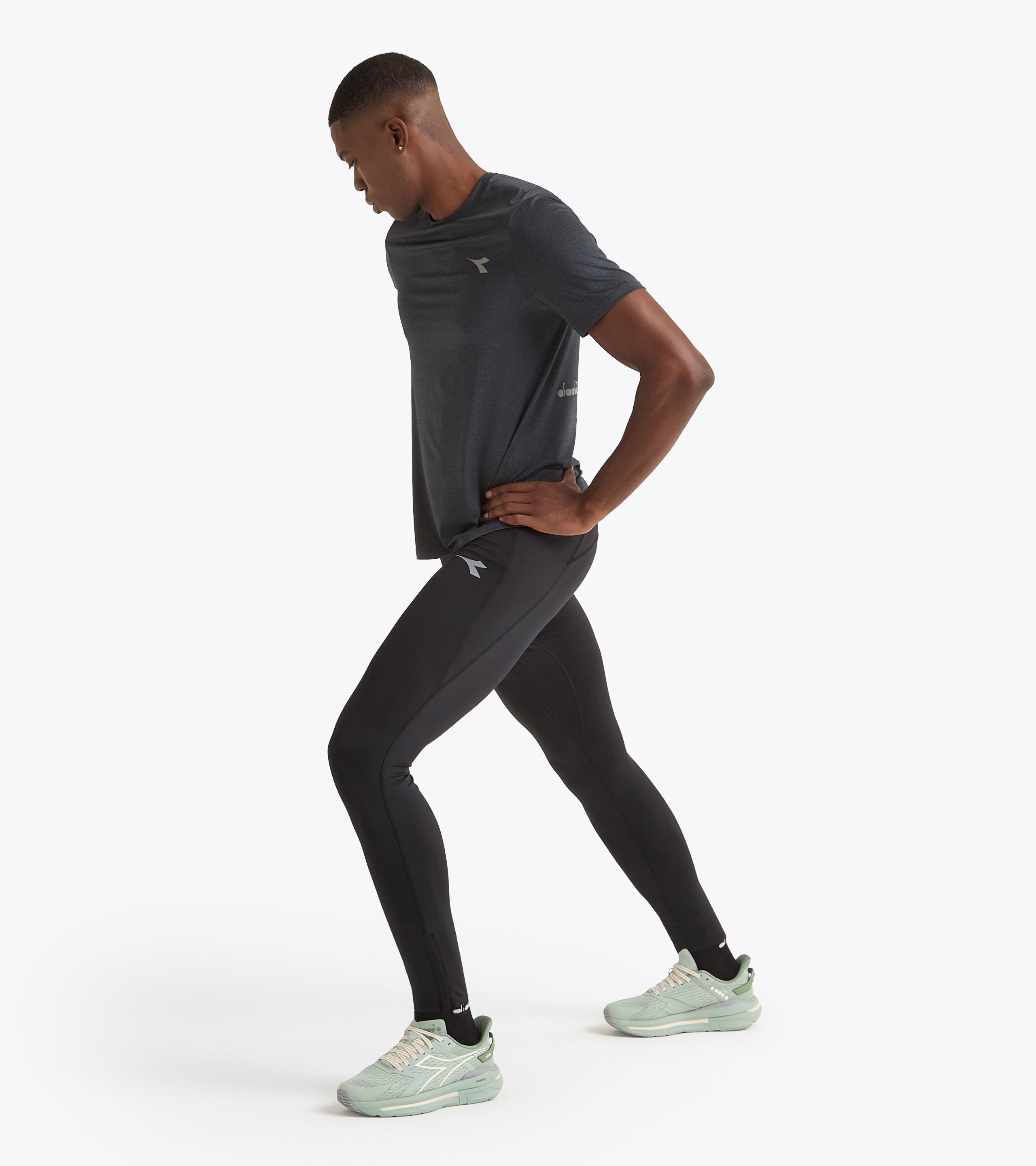 TIGHTS RUN CREW WInter running tights - Men's - Diadora Online