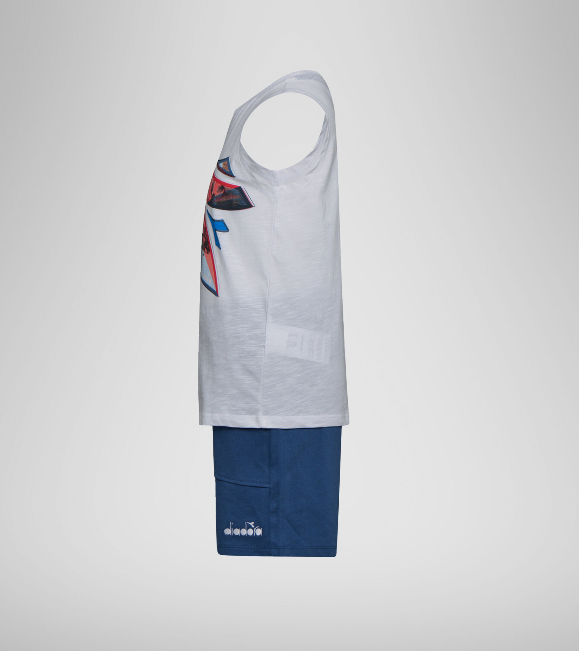 Apparel Sport BAMBINO JB. SET SL LOGO ELEMENTS BLANCO VIVO Diadora