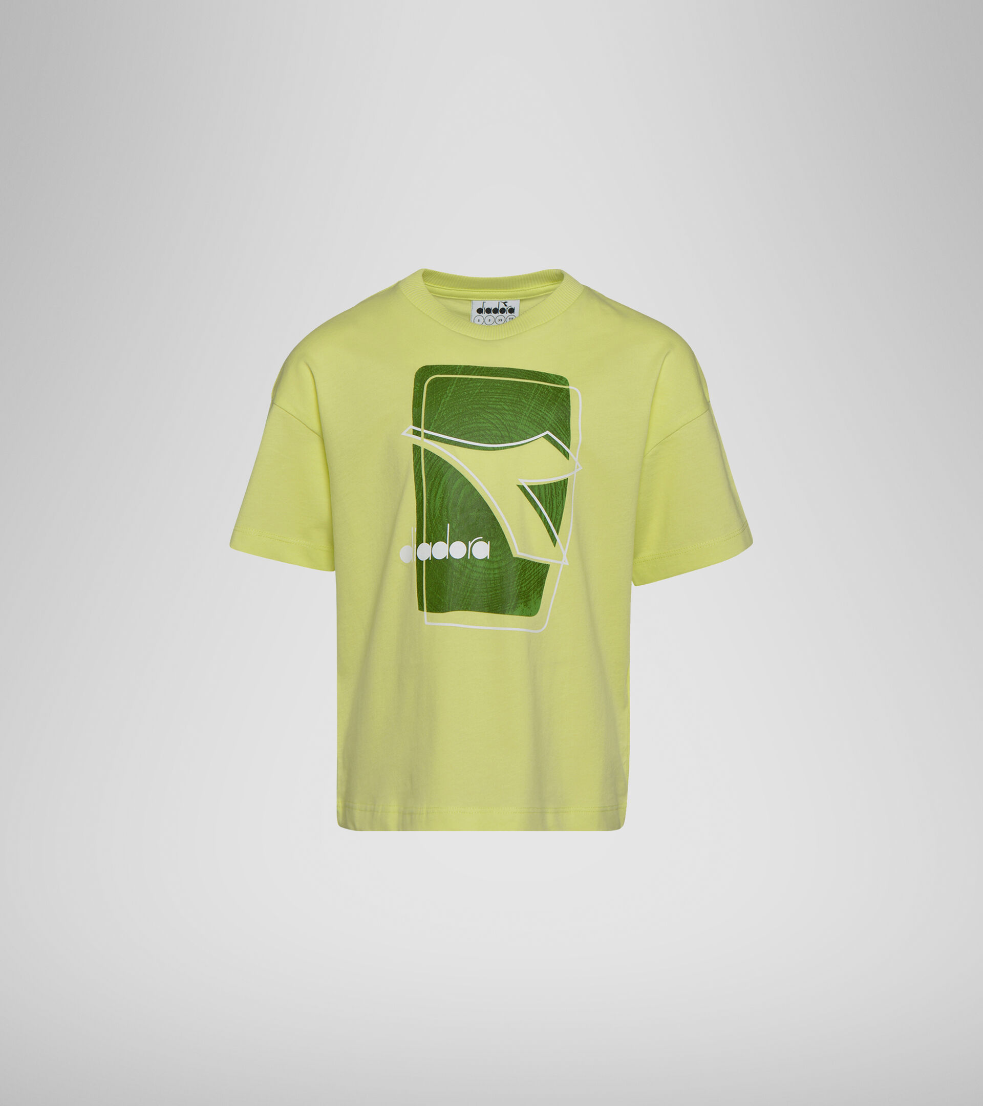 Apparel Sport BAMBINO JU. T-SHIRT SS ELEMENTS GREEN SUNNY LIME Diadora