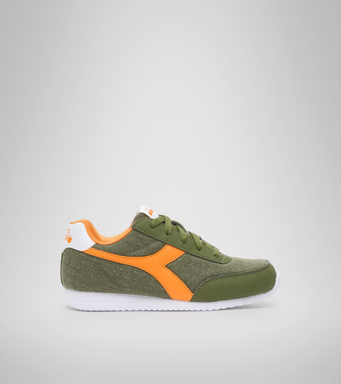 Sports shoes - Youth 8-16 years JOG LIGHT GS LODEN GREEN/ORIOLE - Diadora