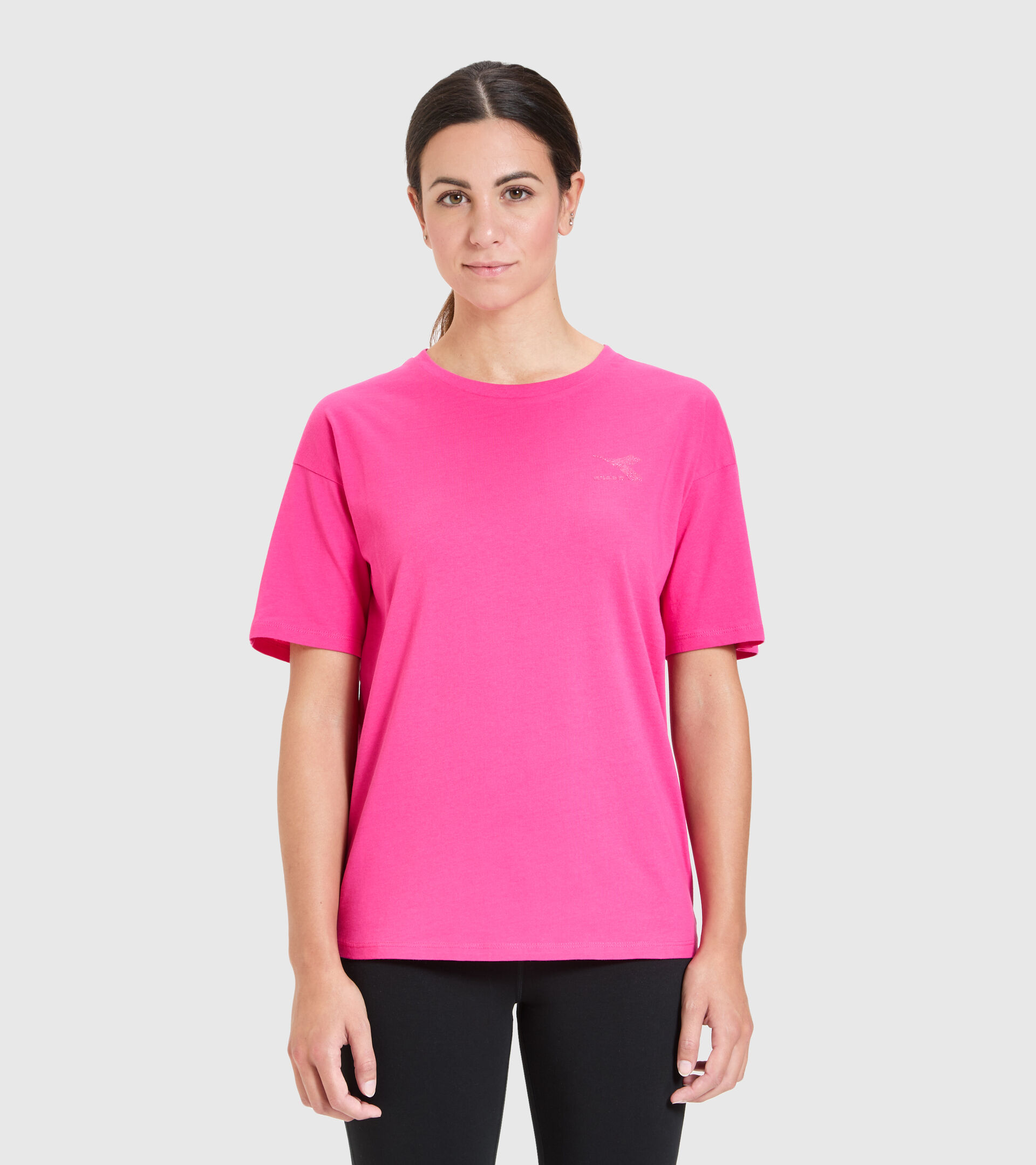 T-shirt - Women L.T-SHIRT SS BLINK MAGENTA - Diadora