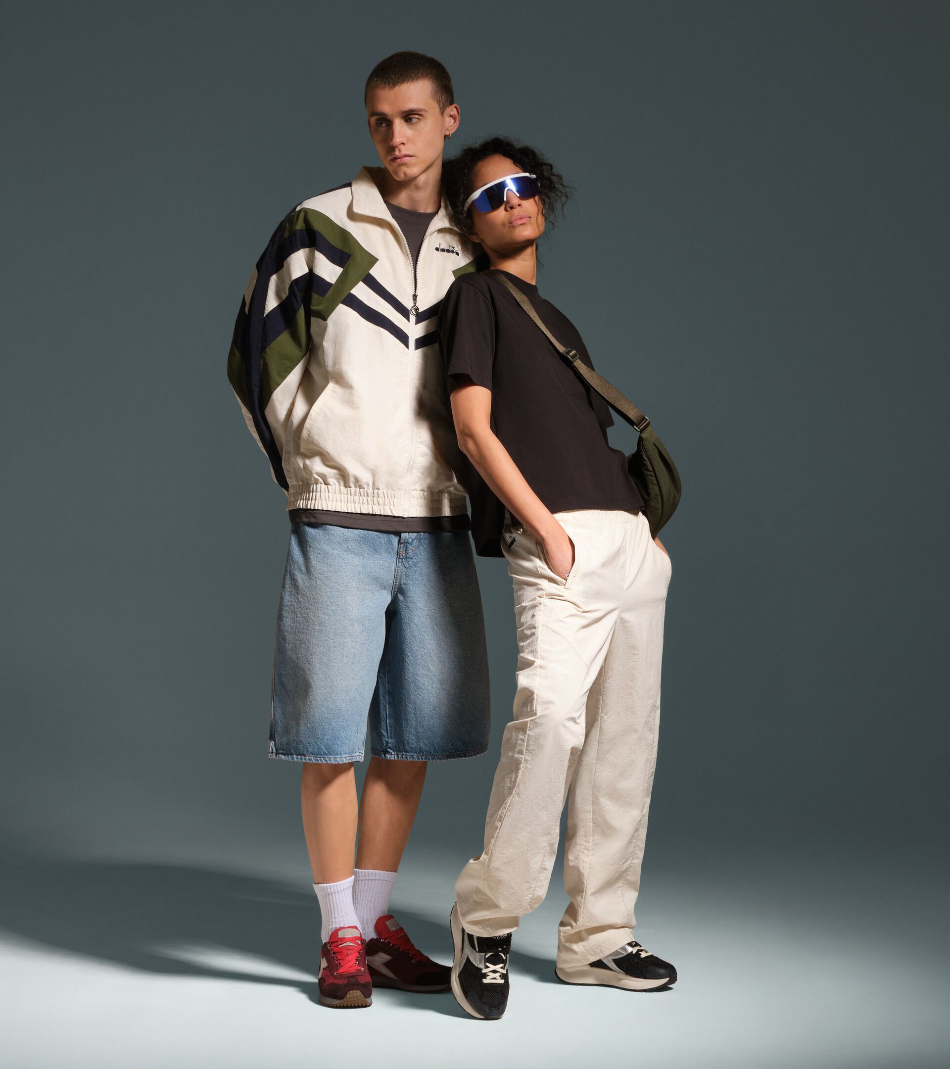 Legacy Track Jacket - All-gender
 TRACK JACKET LEGACY WHITE ALYSSUM - Diadora