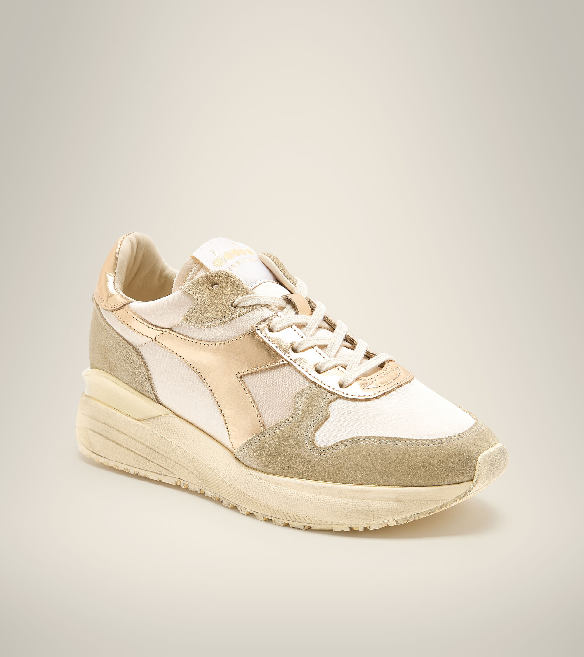 Heritage-Schuh - Damen VENUS QUEEN STRAHLEND ALABASTER BEIGE - Diadora
