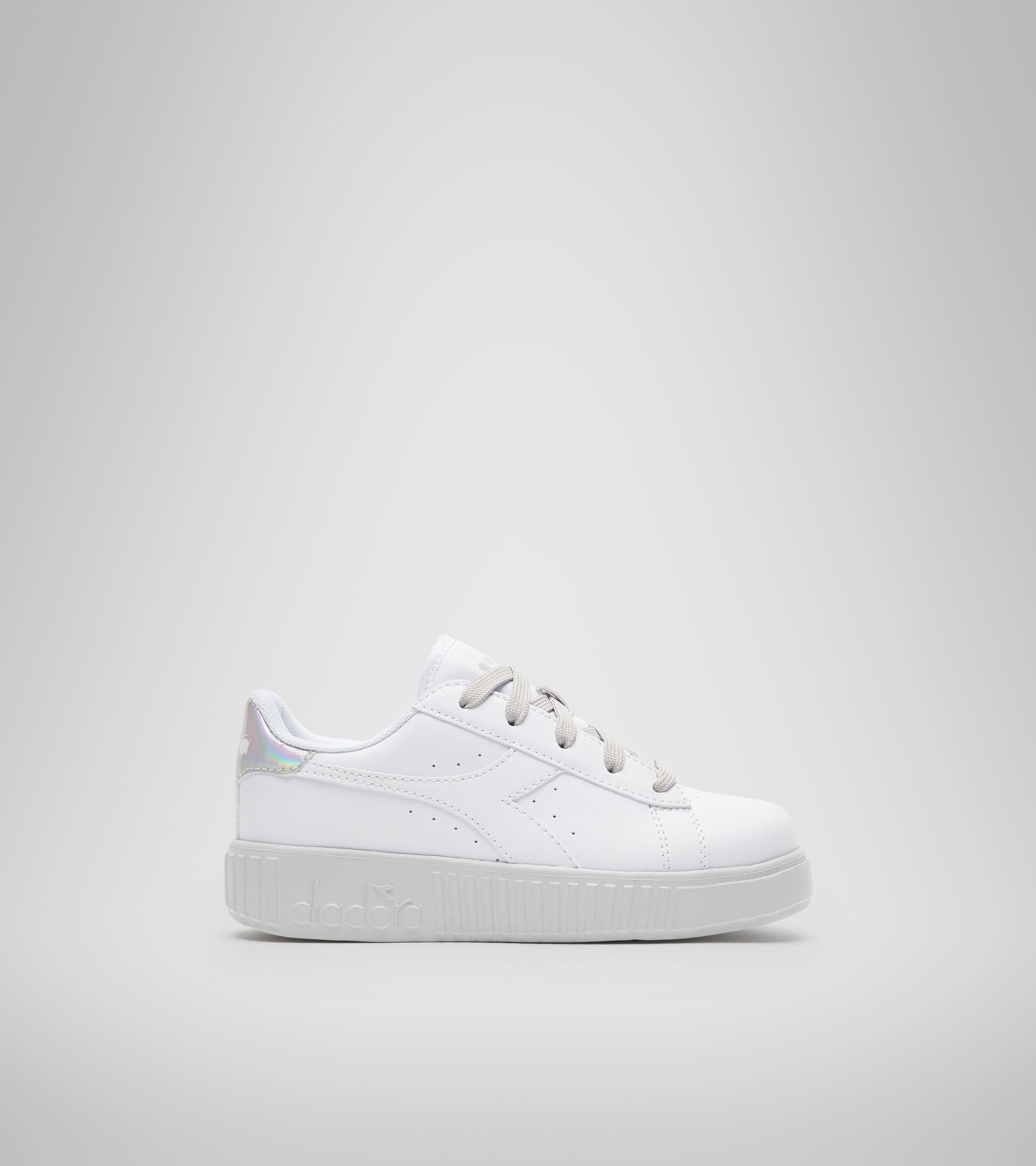 Sports shoes - Kids 4-8 years GAME STEP PS WHITE /ALUMINUM - Diadora