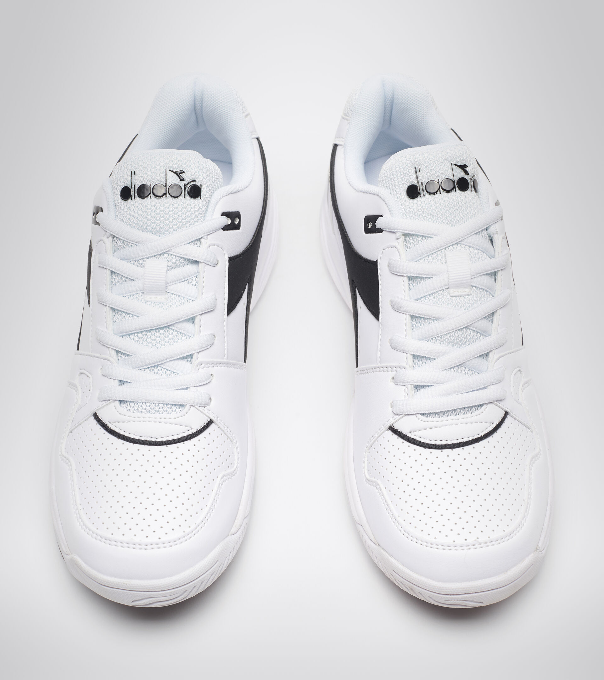 Clay and hard court tennis shoe - Men VOLEE 3 WHITE/BLACK - Diadora