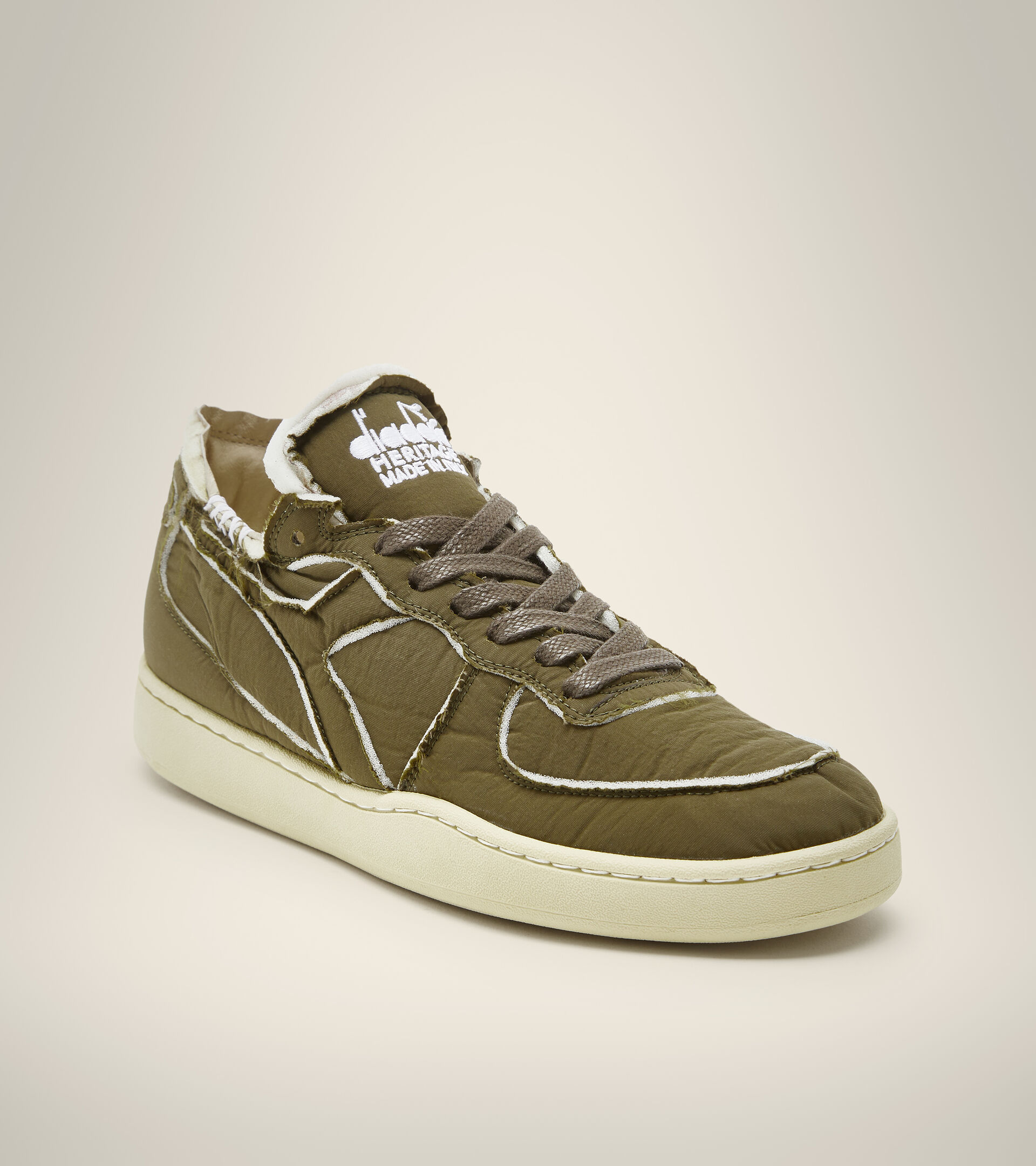Heritage shoe - Unisex MI BASKET ROW CUT SOFTECH 3D KIWI GREEN - Diadora
