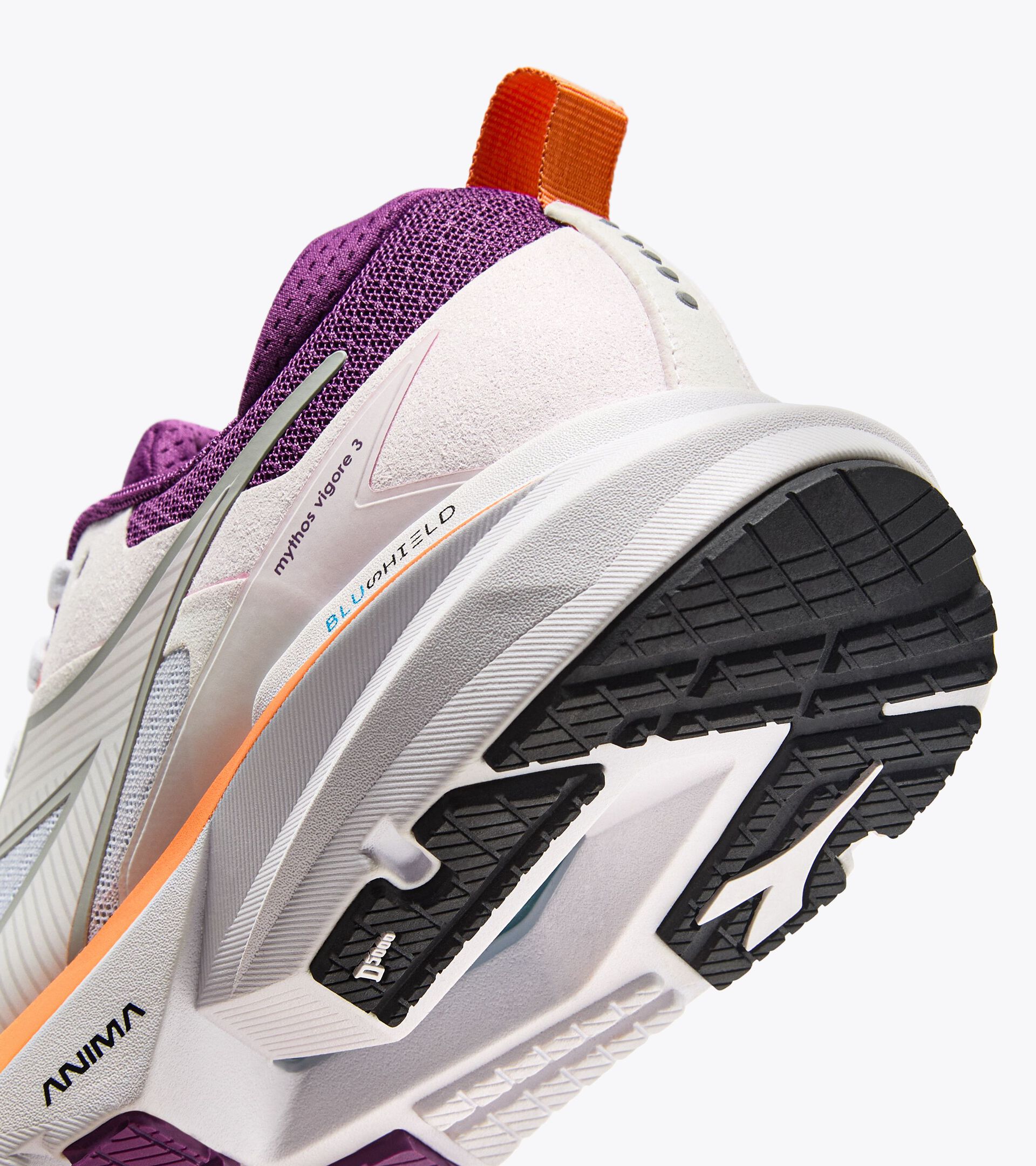 Running shoe - Stability and protection - Women’s MYTHOS BLUSHIELD VIGORE 3 W WHITE/BYZANTIUM/NECTARINE - Diadora