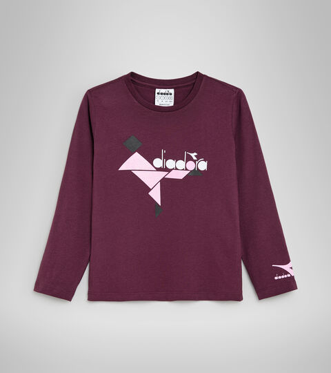 JG.T-SHIRT LS GLEE, AFRICAN VIOLET Long-sleeved T-shirt - Girls JG.T-SHIRT LS GLEE AFRICAN VIOLET - Diadora