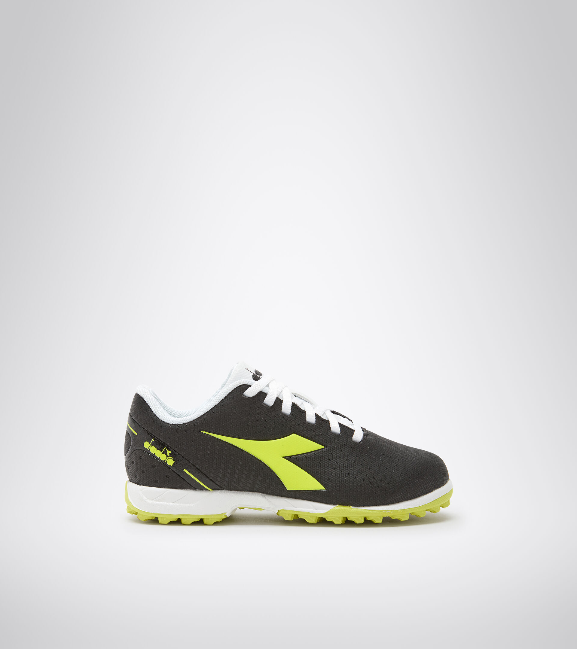 Junior football boots - Unisex PICHICHI 5 TF JR BLACK/YELLOW FL DD/WHITE - Diadora