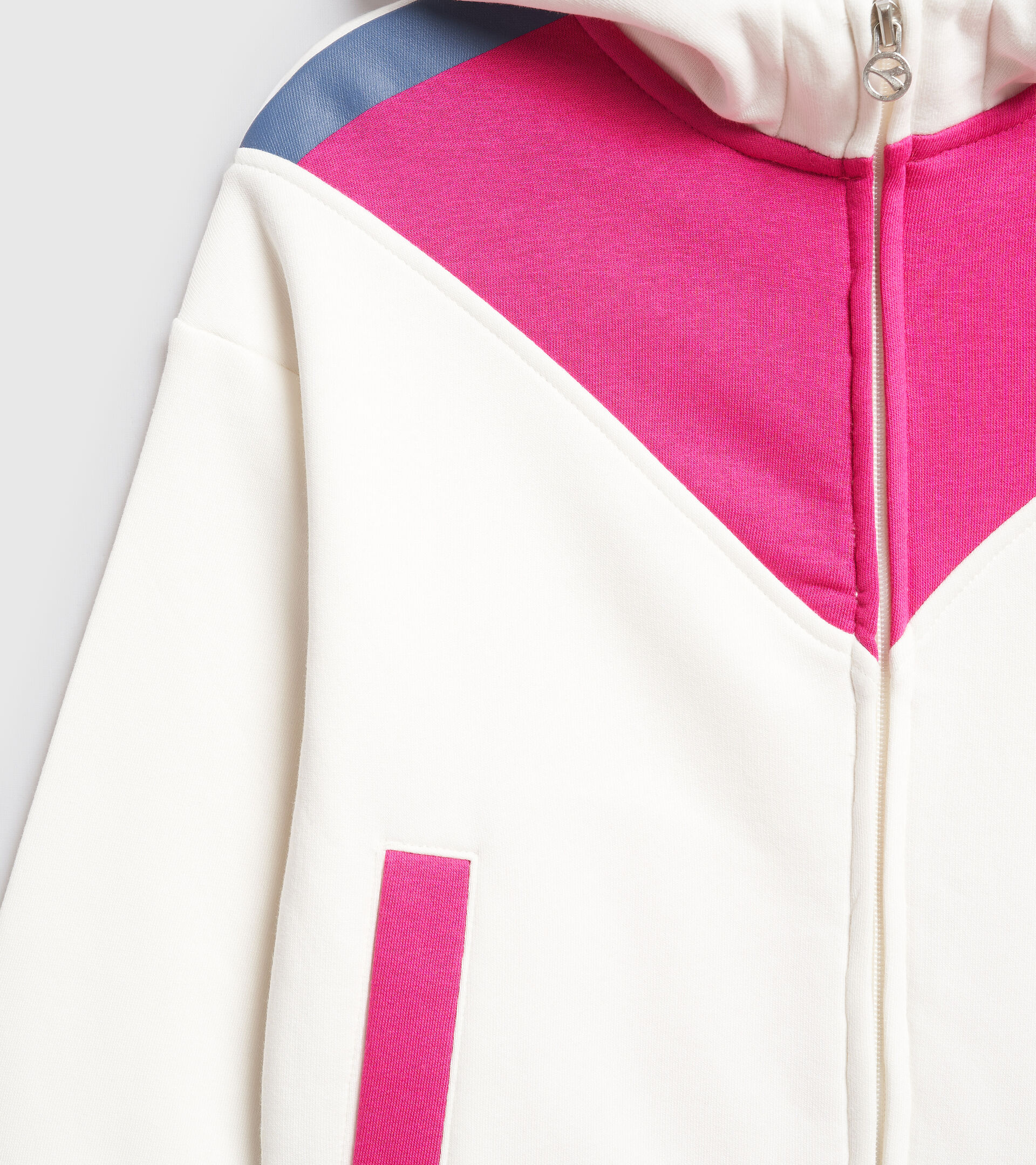 Tracksuit - Kids JG.HD FZ TRACKSUIT TWINKLE WHISPER WHITE - Diadora