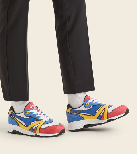 N9000 DESSAU, WHITE Heritage shoes - Made in Italy - Unisex N9000 DESSAU WHITE - Diadora