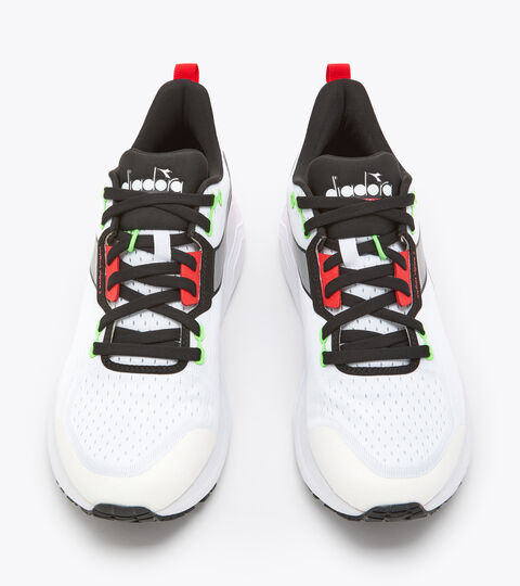 MYTHOS BLUSHIELD VIGORE 2, WHITE/BLACK/FIERY RED Zapatillas de running - Hombre MYTHOS BLUSHIELD VIGORE 2 WHITE/BLACK/FIERY RED - Diadora