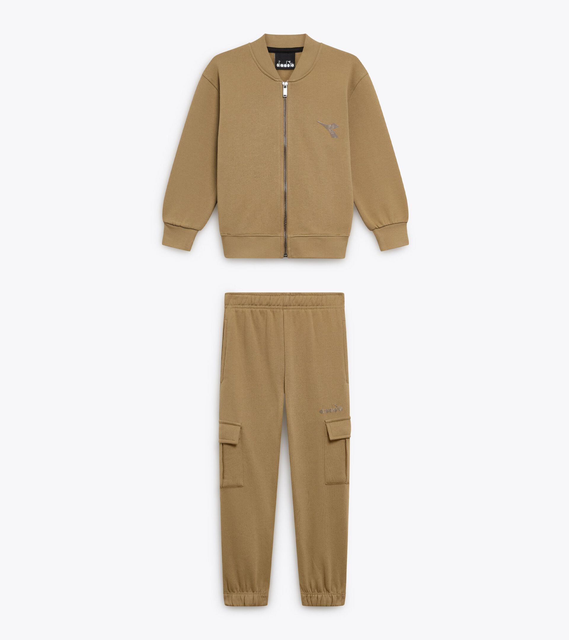 Tracksuit - Kids JB. TRACKSUIT FZ FRIENDLY TEAM TD WILD DOVE - Diadora