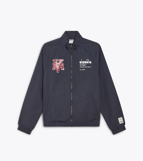 TRACK JACKET RUN VALLEY, BLEU NUITS Track Jacket en taslan - Run Valley - Pour tous les genres TRACK JACKET RUN VALLEY BLEU NUITS - Diadora
