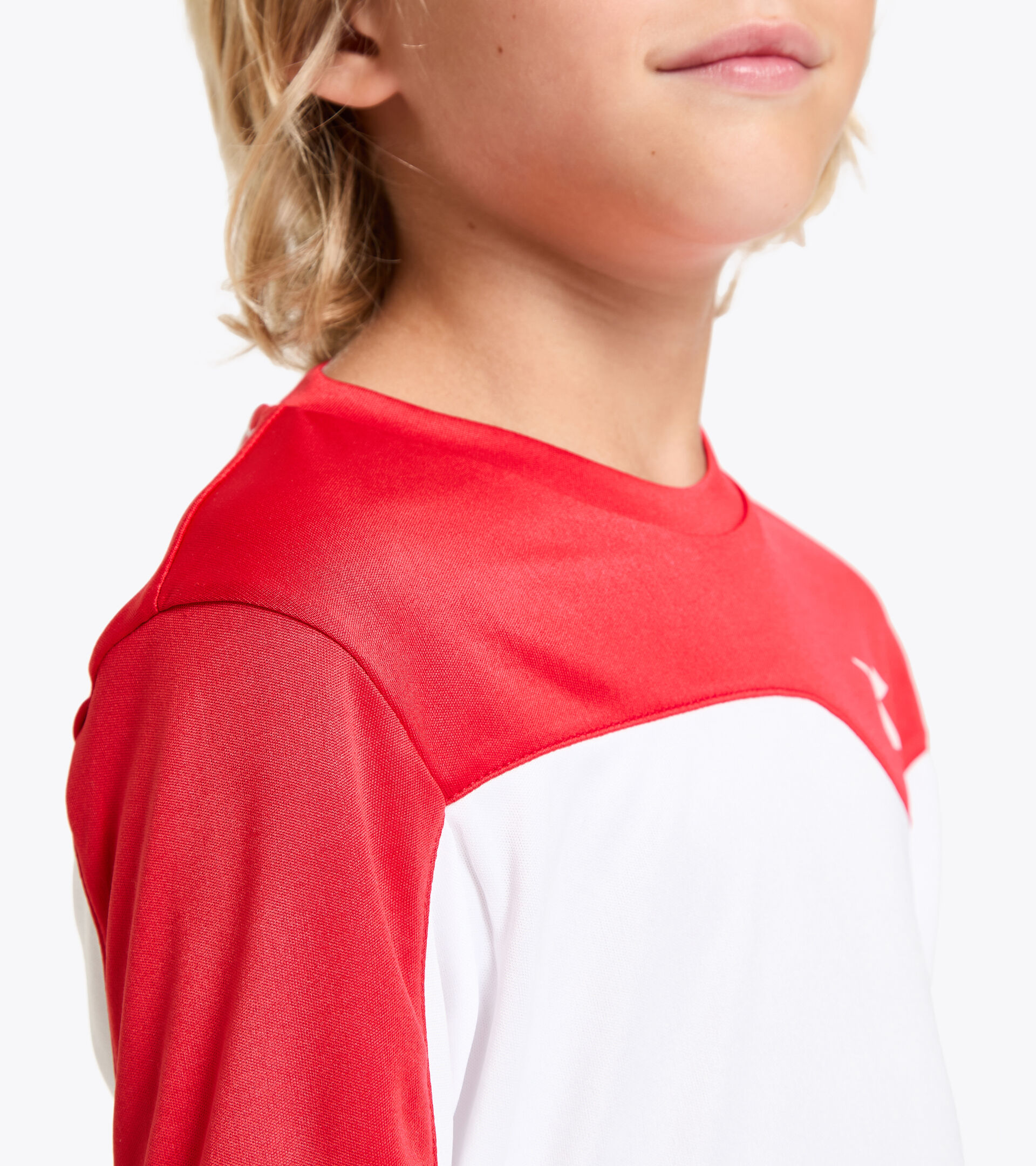 Tennis T-shirt - Junior J. T-SHIRT TEAM TOMATO RED - Diadora