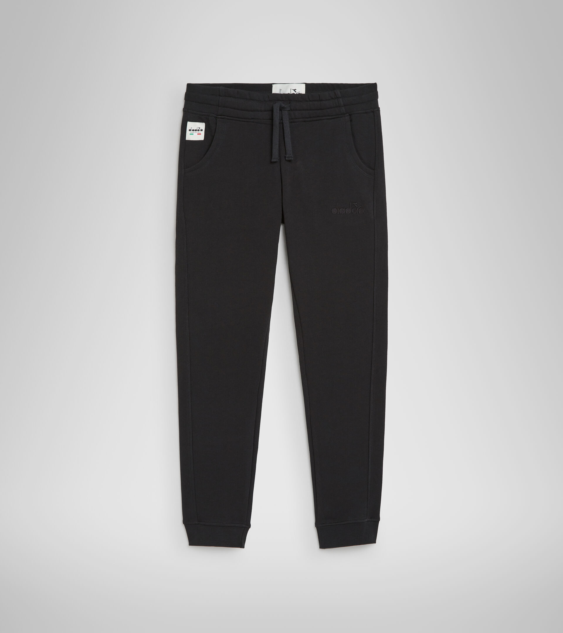 Cotton sports trousers - Made in Italy - Women L. JOGGER PANT MII BLACK - Diadora