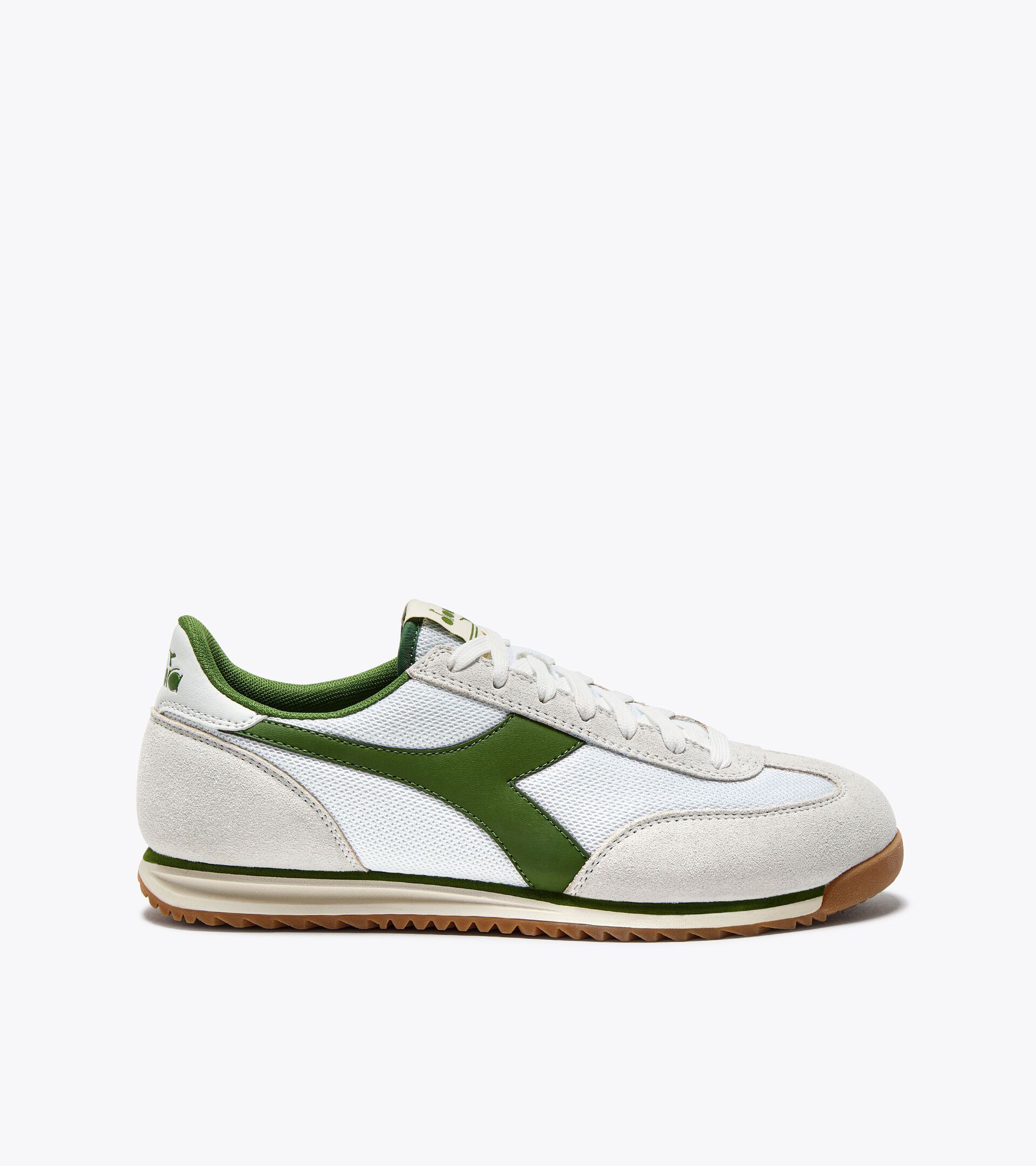 Low-profile suede sneaker - All-gender CROSS WHITE/BANANA PALM - Diadora