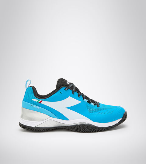 Tennis shoes - Men BLUSHIELD TORNEO CLAY BLUE JEWEL/WHITE/BLACK - Diadora