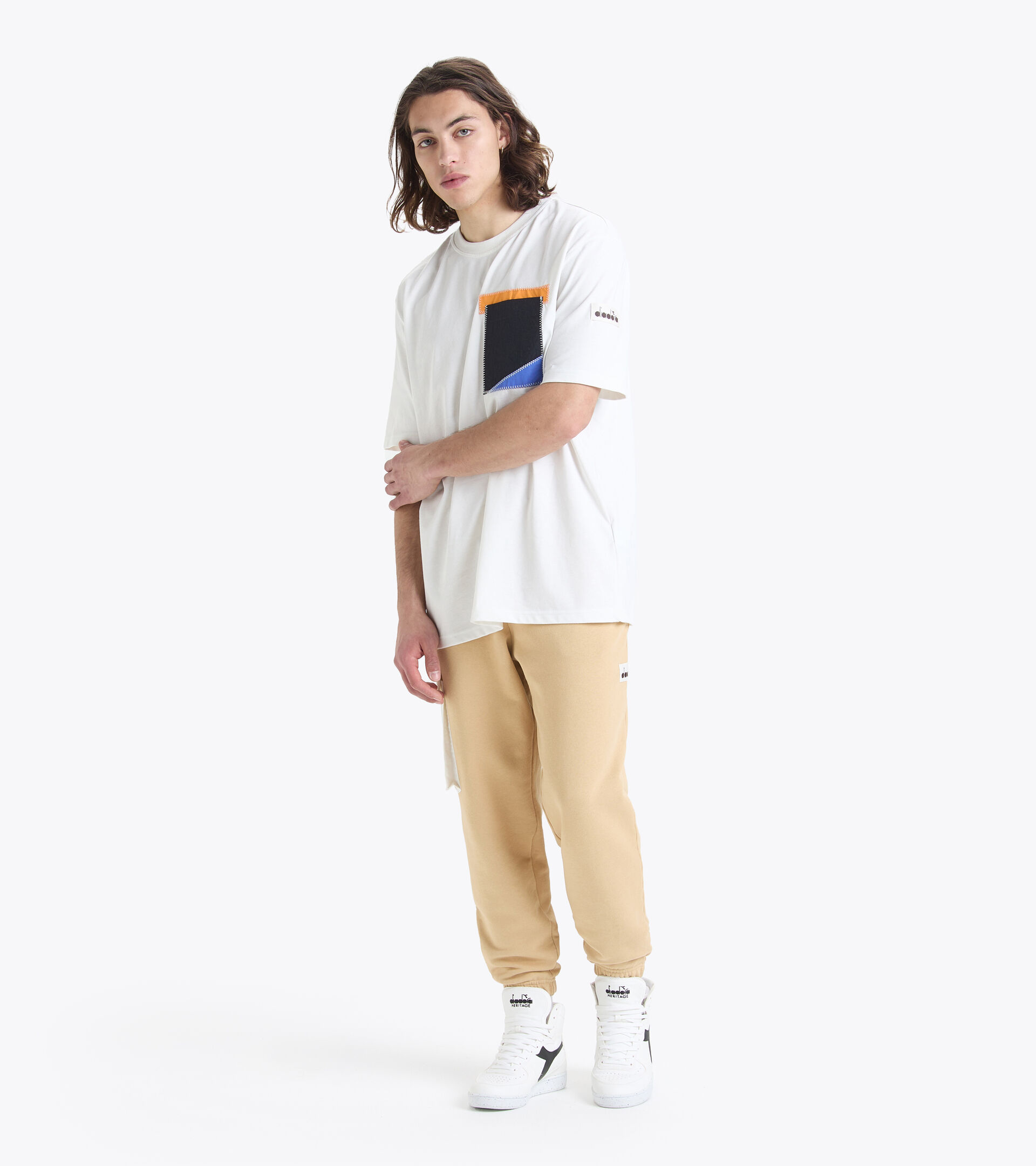 T-Shirt - Made in Italy - Herren T-SHIRT SS 2030 KOKONUSS MILCH - Diadora