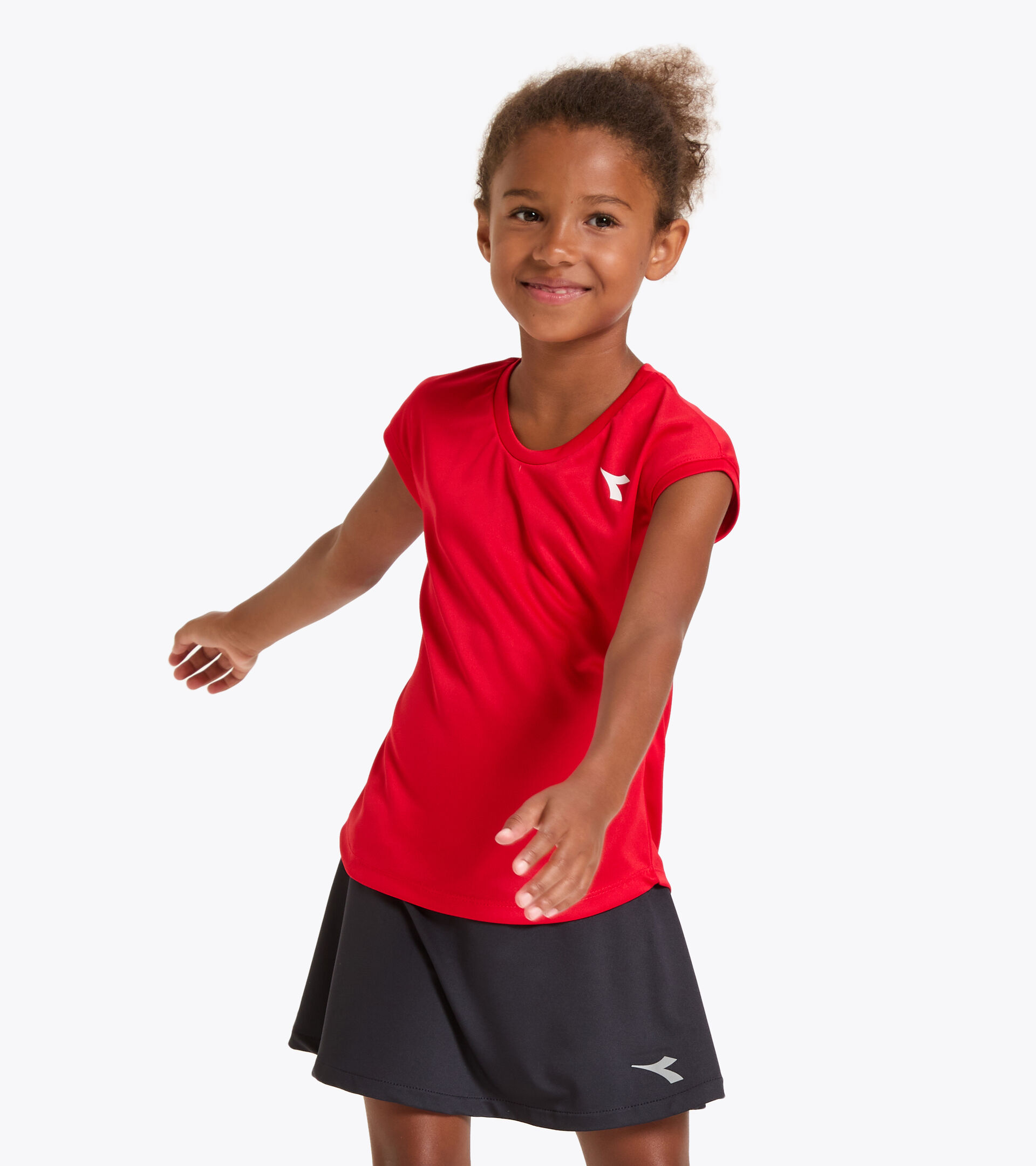 Tennis-T-Shirt - Junior G. T-SHIRT TEAM TOMATENROT - Diadora