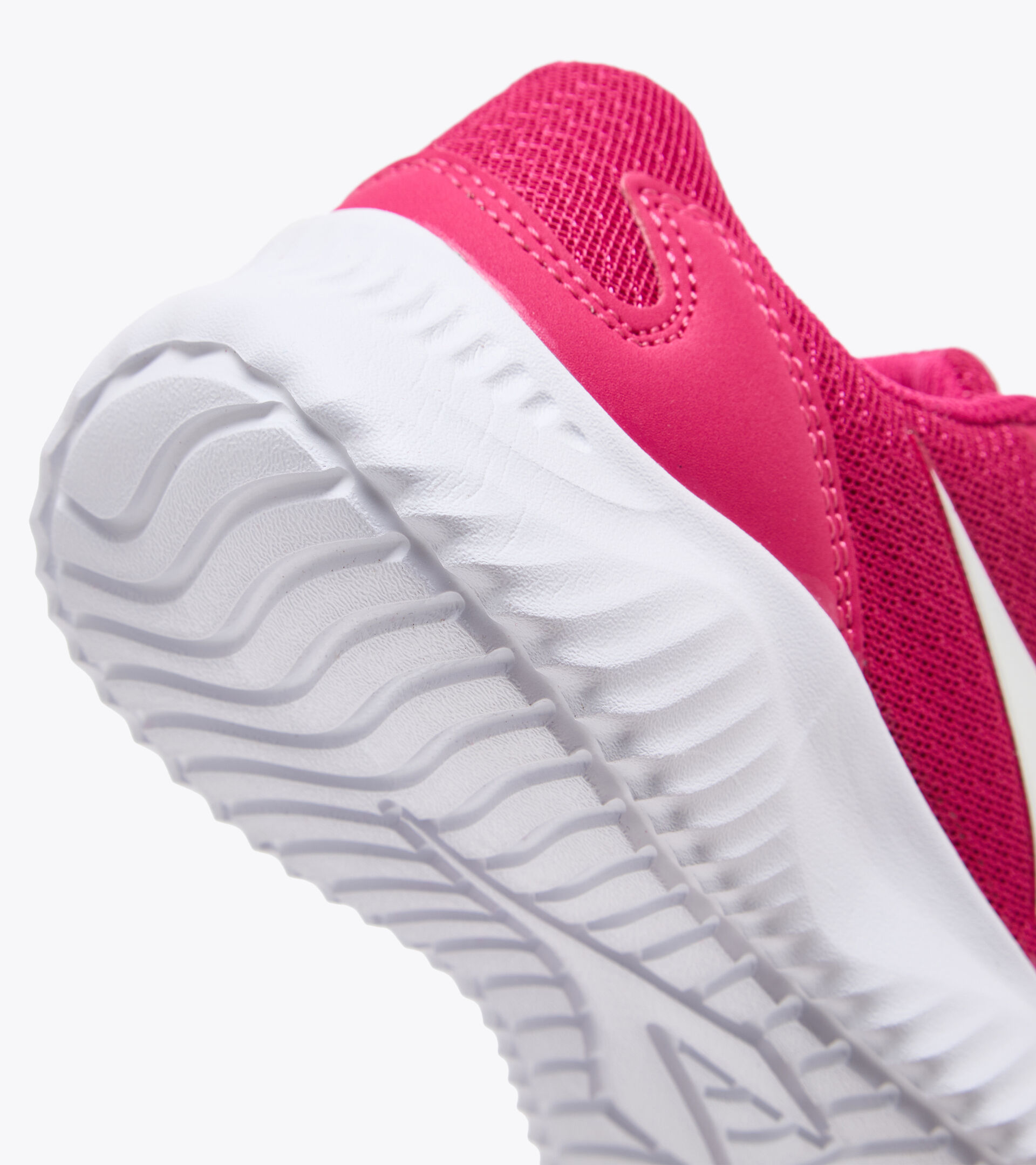 Junior velcro-strap running shoe - Unisex ROBIN 3 JR V BEETROOT PURPLE/WHITE - Diadora