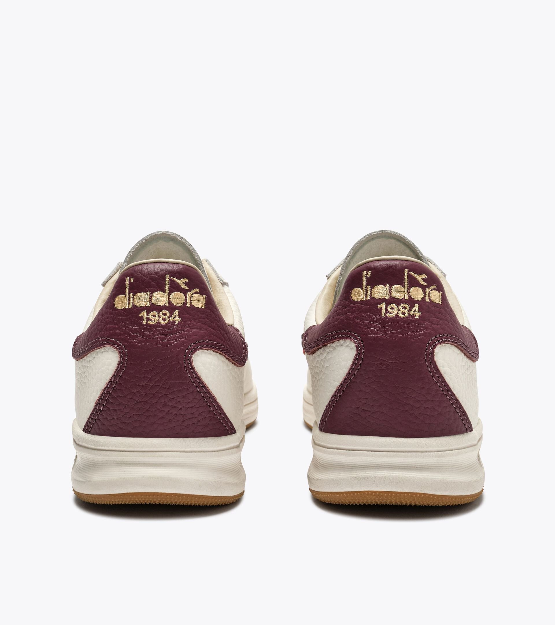 Heritage Leather Sneaker - All-gender B.ELITE DOMINIO WHITE/ADVENT VIOLET - Diadora