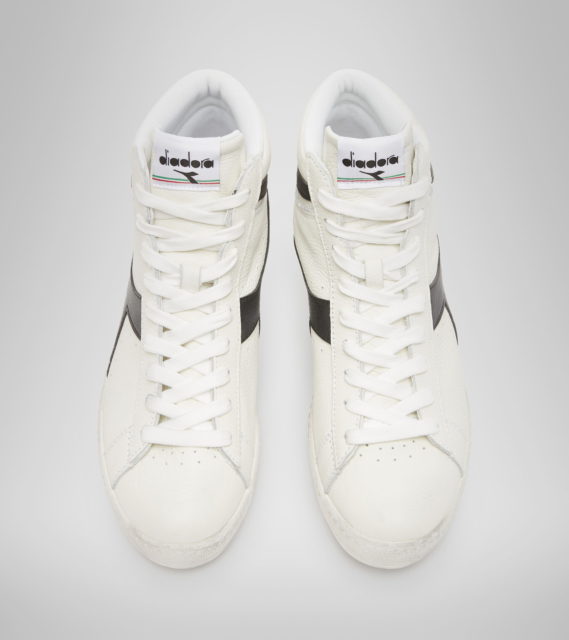Footwear Sportswear UNISEX GAME L HIGH WAXED BIANCO/NERO Diadora