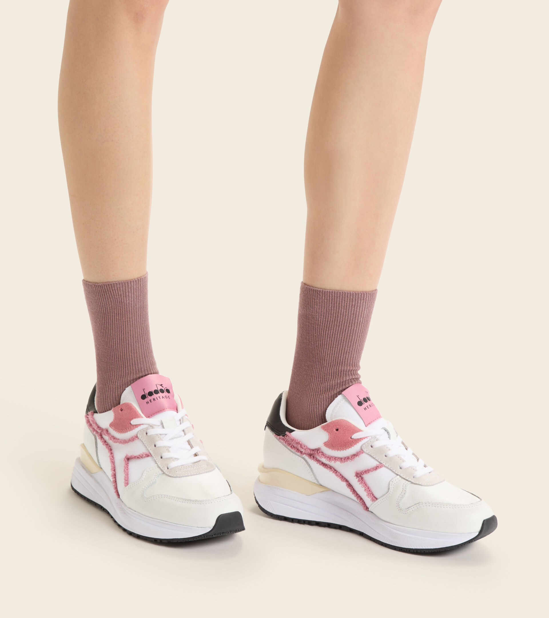 Heritage Shoe - Women VENUS LOGO EMBROIDERY SW WHITE - Diadora