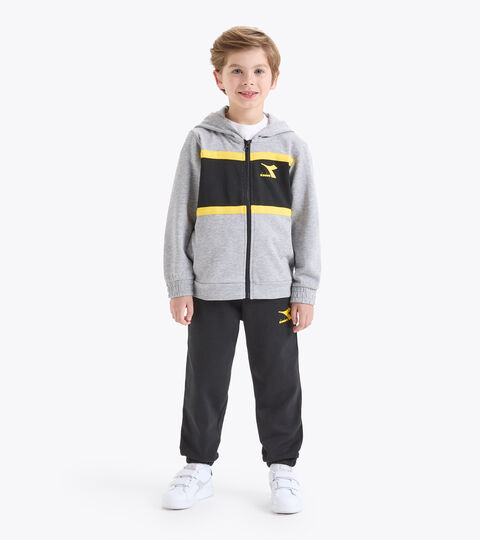 Survêtement junior - Garçon JB.TRACKSUIT HD FZ GRIS MOYEN CLAIR MELANGE - Diadora
