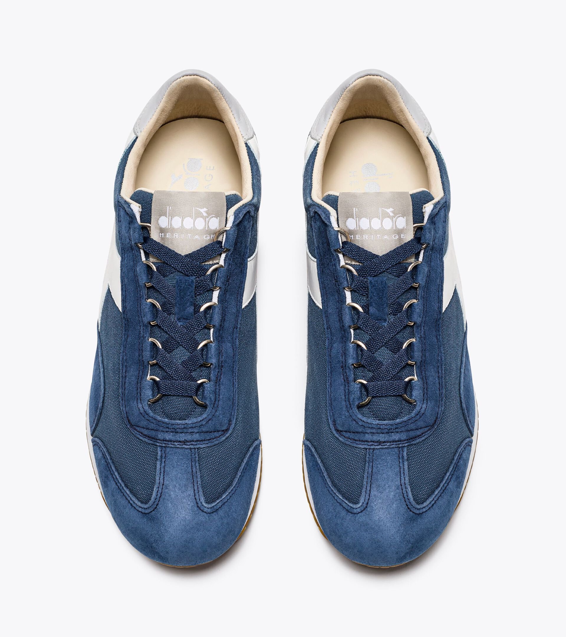 Heritage shoe - Unisex EQUIPE H CANVAS STONE WASH BLUE STELLAR - Diadora