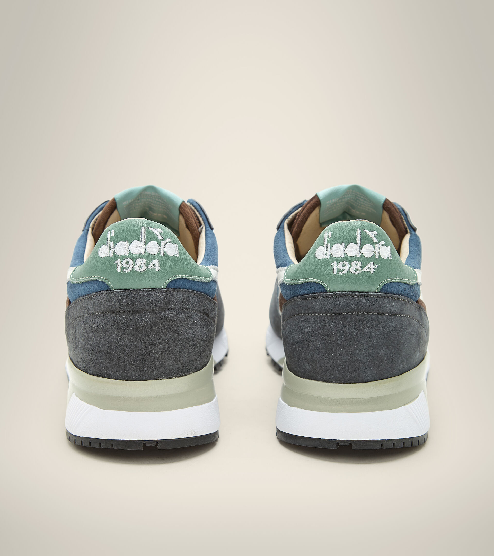 Made in Italy Heritage shoe - Men TRIDENT 90 SUEDE SW REEF GRAY - Diadora