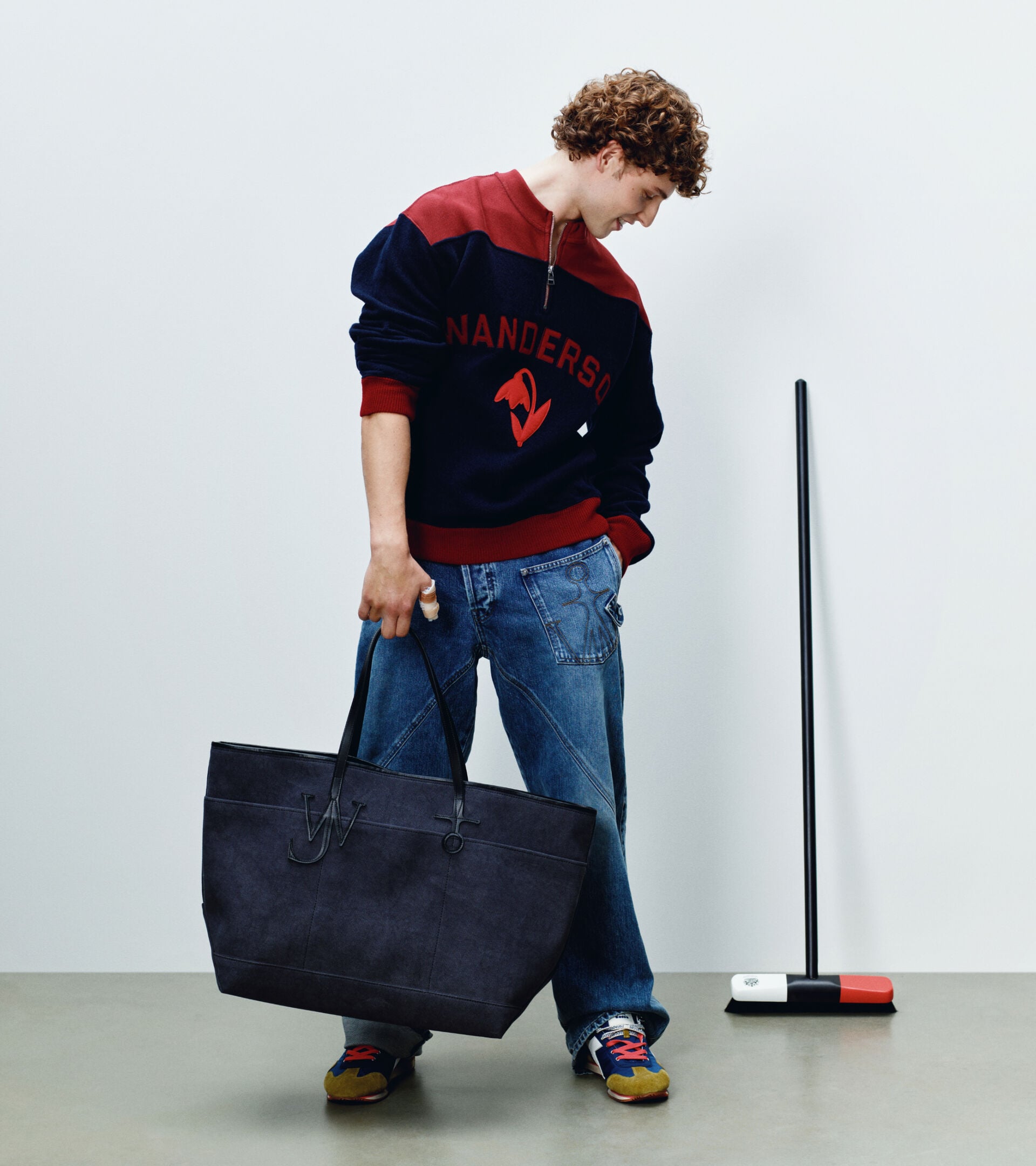 JW Anderson x Diadora - Made in Italy EQUIPE JW ANDERSON NAVY PEONY - Diadora