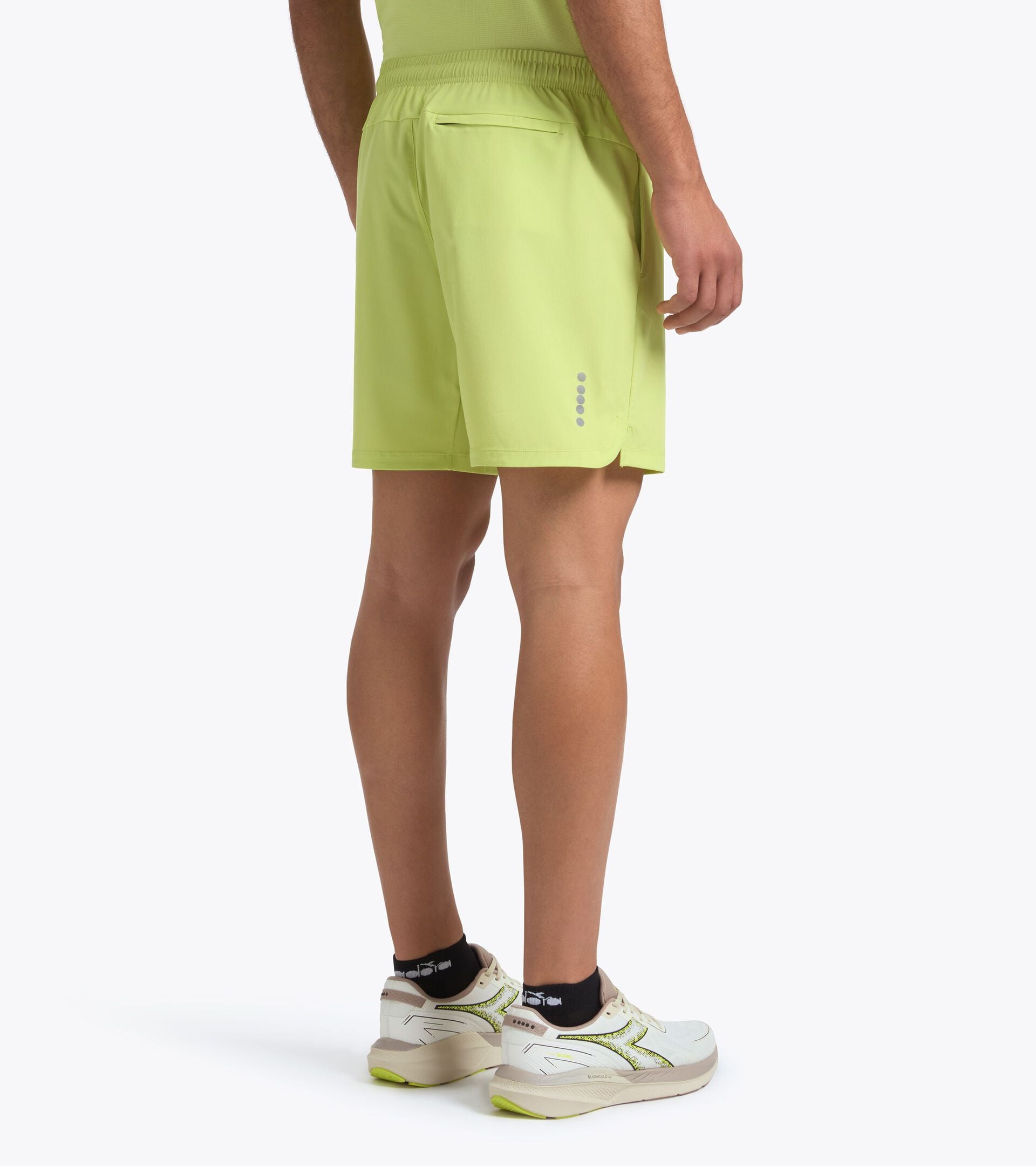 7&rsquo;&rsquo; Running Shorts - Men&rsquo;s SHORTS 7 WILD LIME GREEN - Diadora