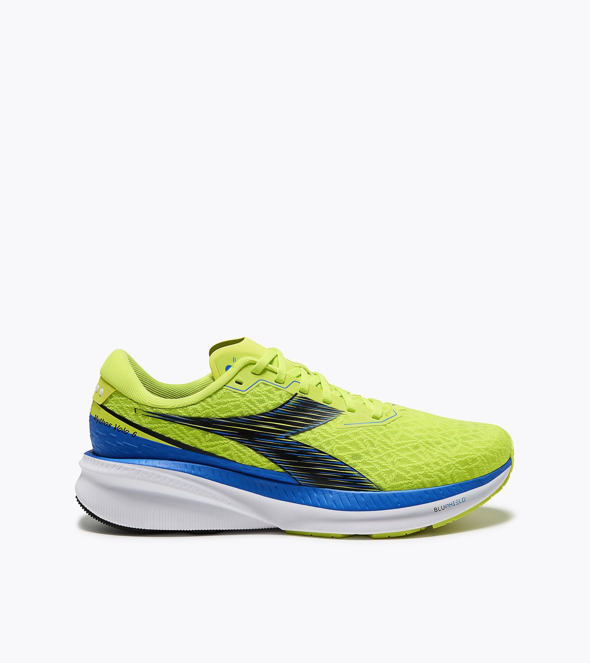 Running shoe - Stability and lightness - Men&rsquo;s MYTHOS BLUSHIELD VOLO 6 EVENING PRIMROSE/BLACK - Diadora