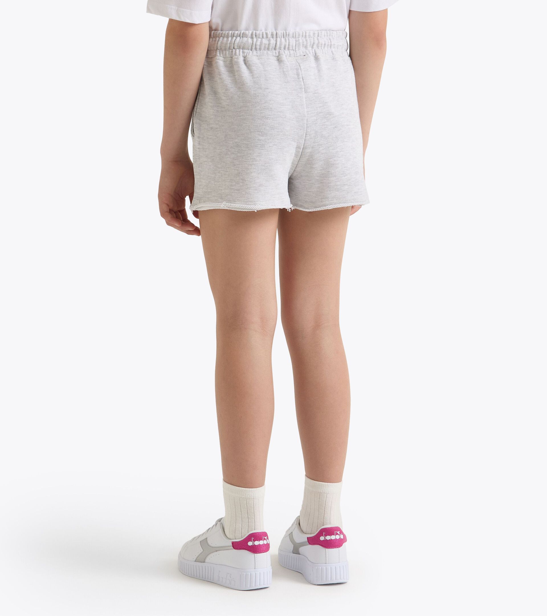 Shorts - Fit comfort - Girl JG. SHORTS  DISTRICT LICHT MITTELGRAU MELANGE - Diadora
