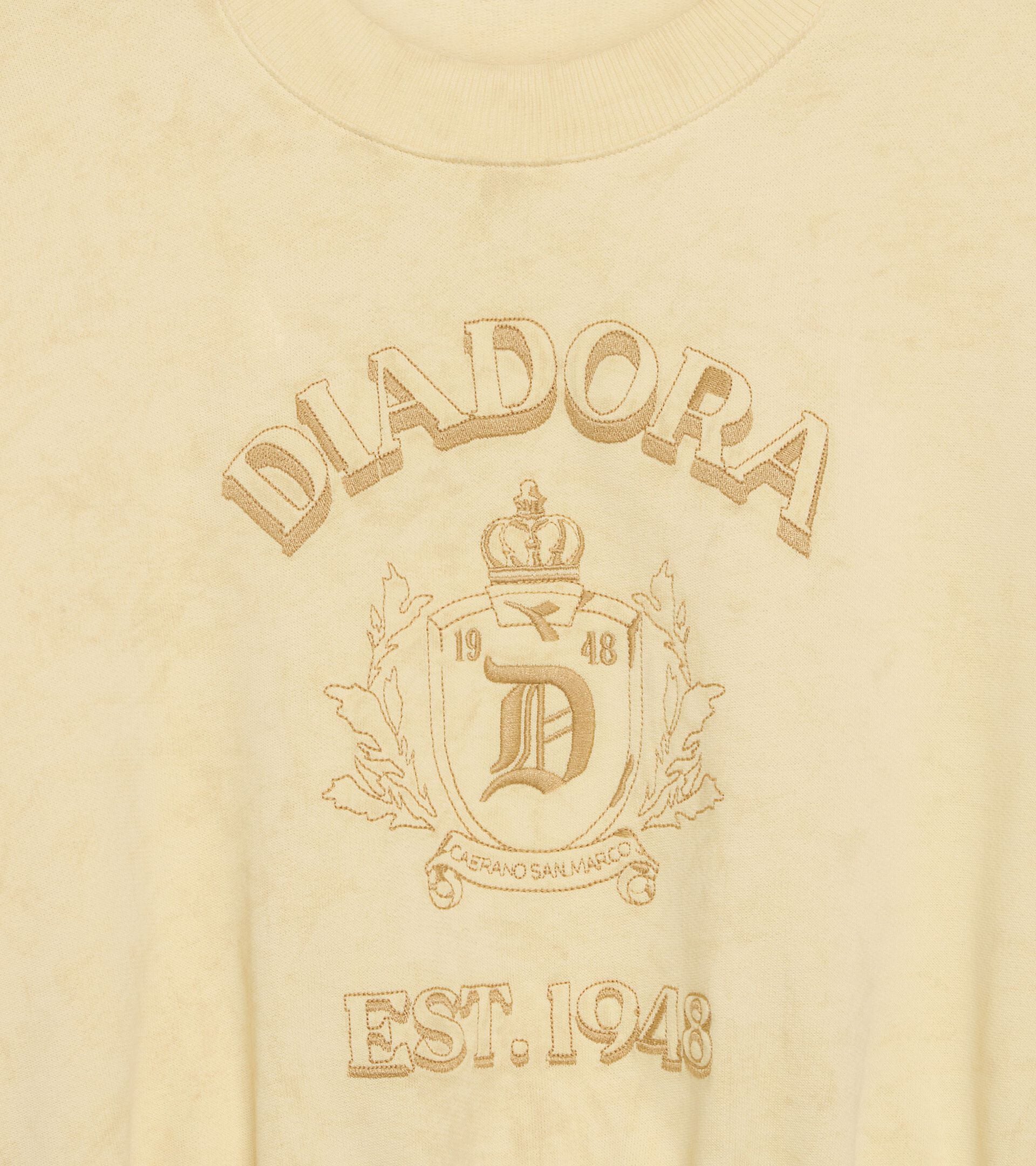 Jersey sweatshirt - Cropped - Women's L. SWEAT AVENUE LAB I BEIGE SHIFTY - Diadora