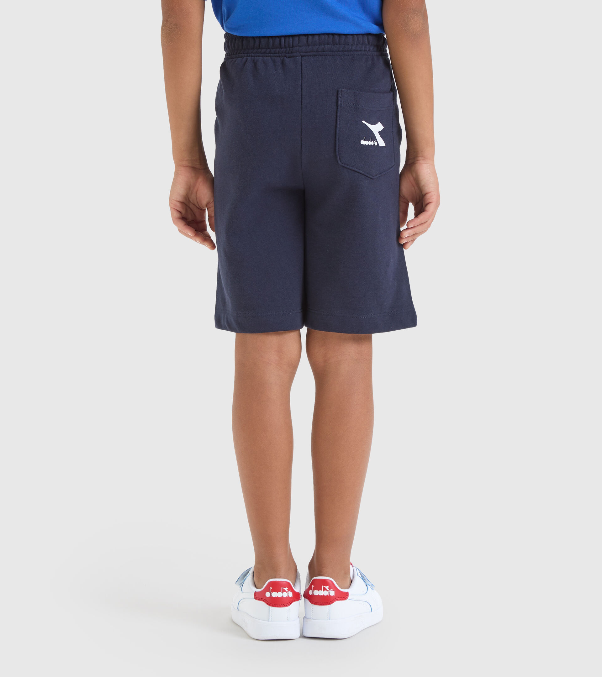 Sports shorts - Boys JB.BERMUDA DIADORA FC CLASSIC NAVY - Diadora