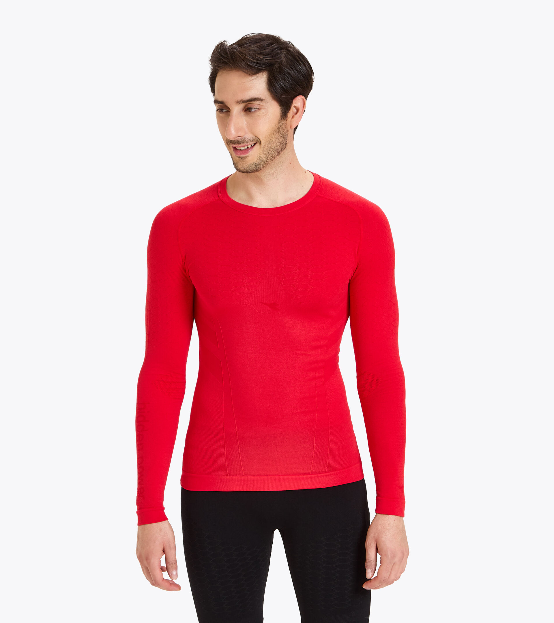 Long-sleeved training t-shirt - Men LS T-SHIRT ACT LYCHEE - Diadora