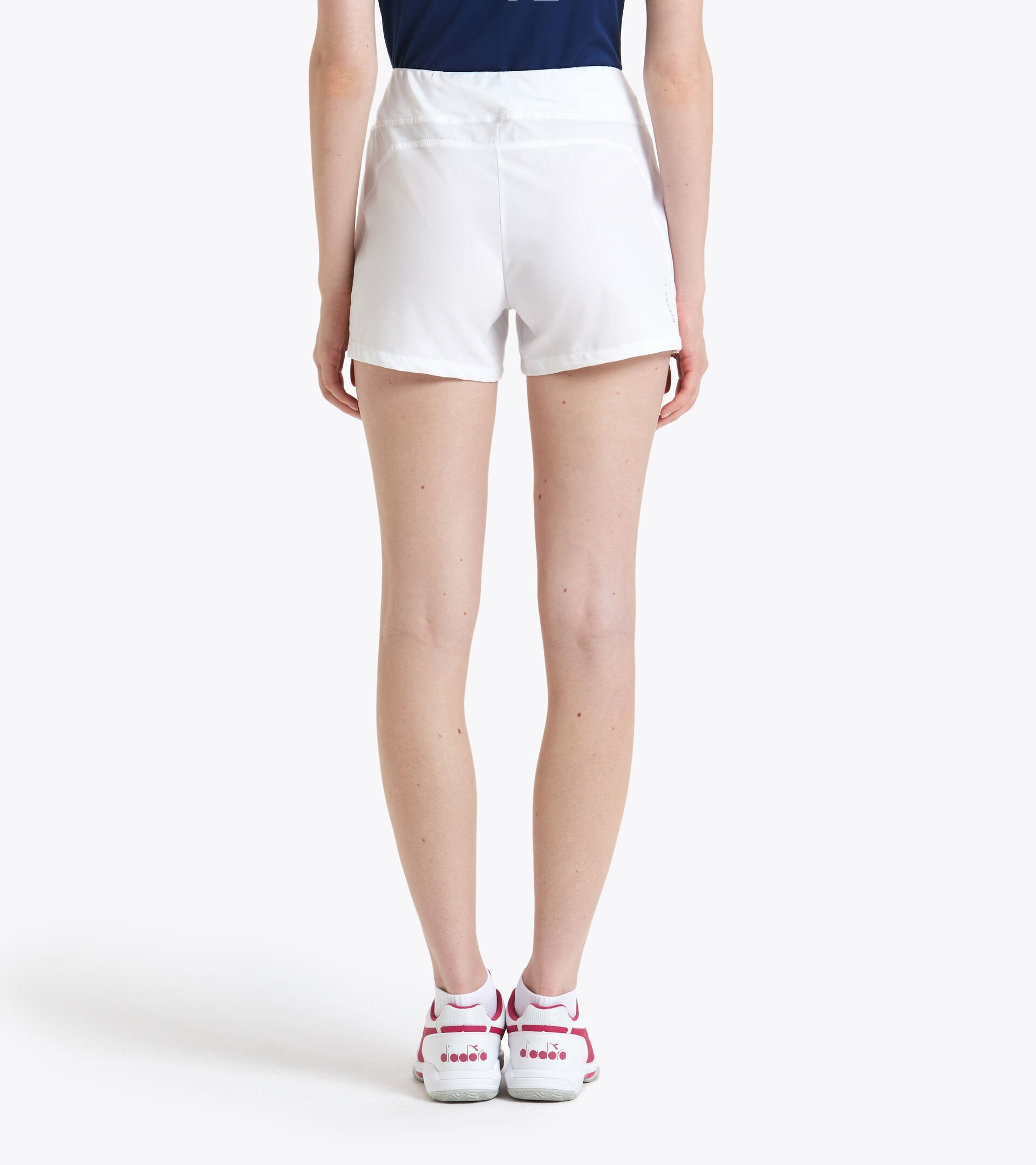 Damen-Tennis-Shorts L. SHORT COURT STRAHLEND WEISSE - Diadora