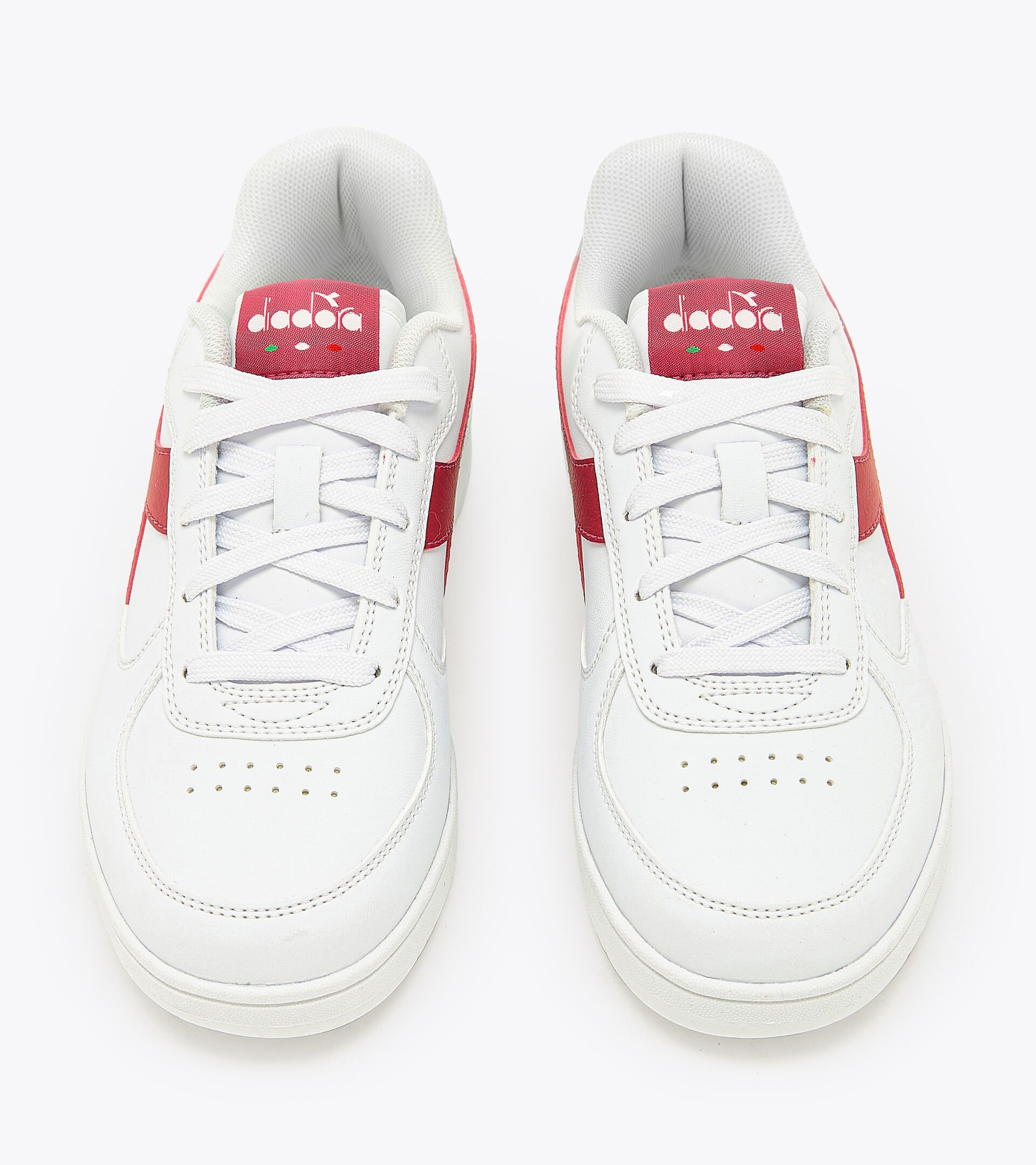 Sports shoes - Youth 8-16 years RAPTOR LOW GS WHITE/PERSIAN RED - Diadora