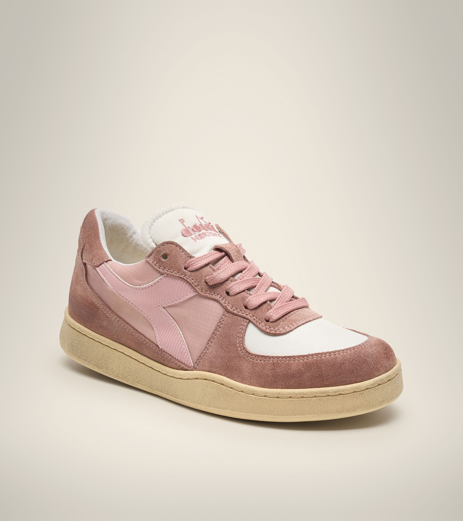 Heritage shoe - Unisex MI BASKET LOW RIPSTOP MUTED CLAY - Diadora