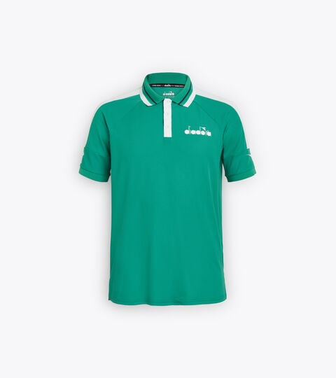 Tennis polo shirt - Men SS POLO ICON GOLF GREEN - Diadora