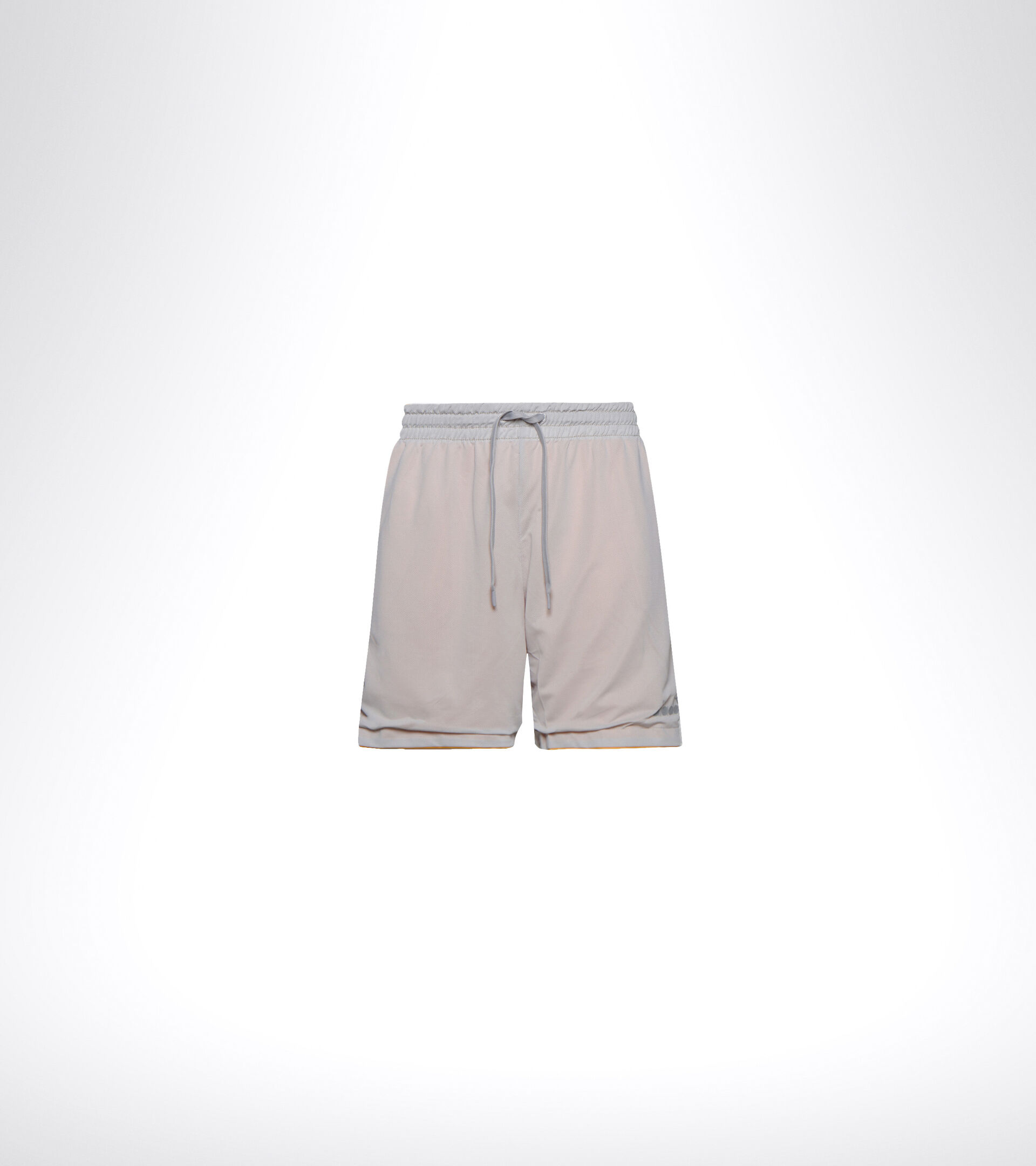 Shorts da running double-face - Uomo BERMUDA REVERSIBLE BE ONE GR PENOMBRA/GIALLO ZAFFERANO - Diadora