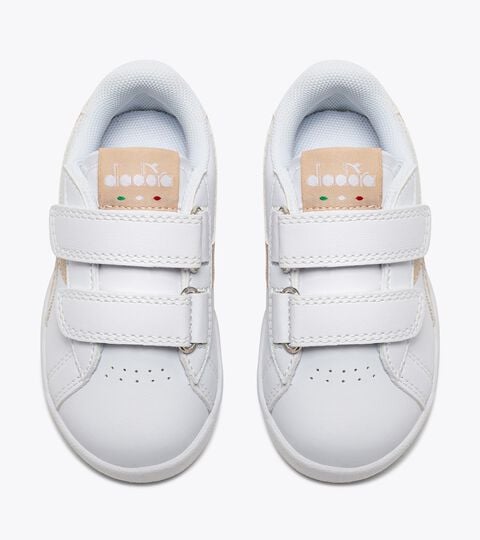 GAME P TD GIRL, WHITE/WHISPER PINK Sports shoes - Toddlers 1-4 years GAME P TD GIRL WHITE/WHISPER PINK - Diadora