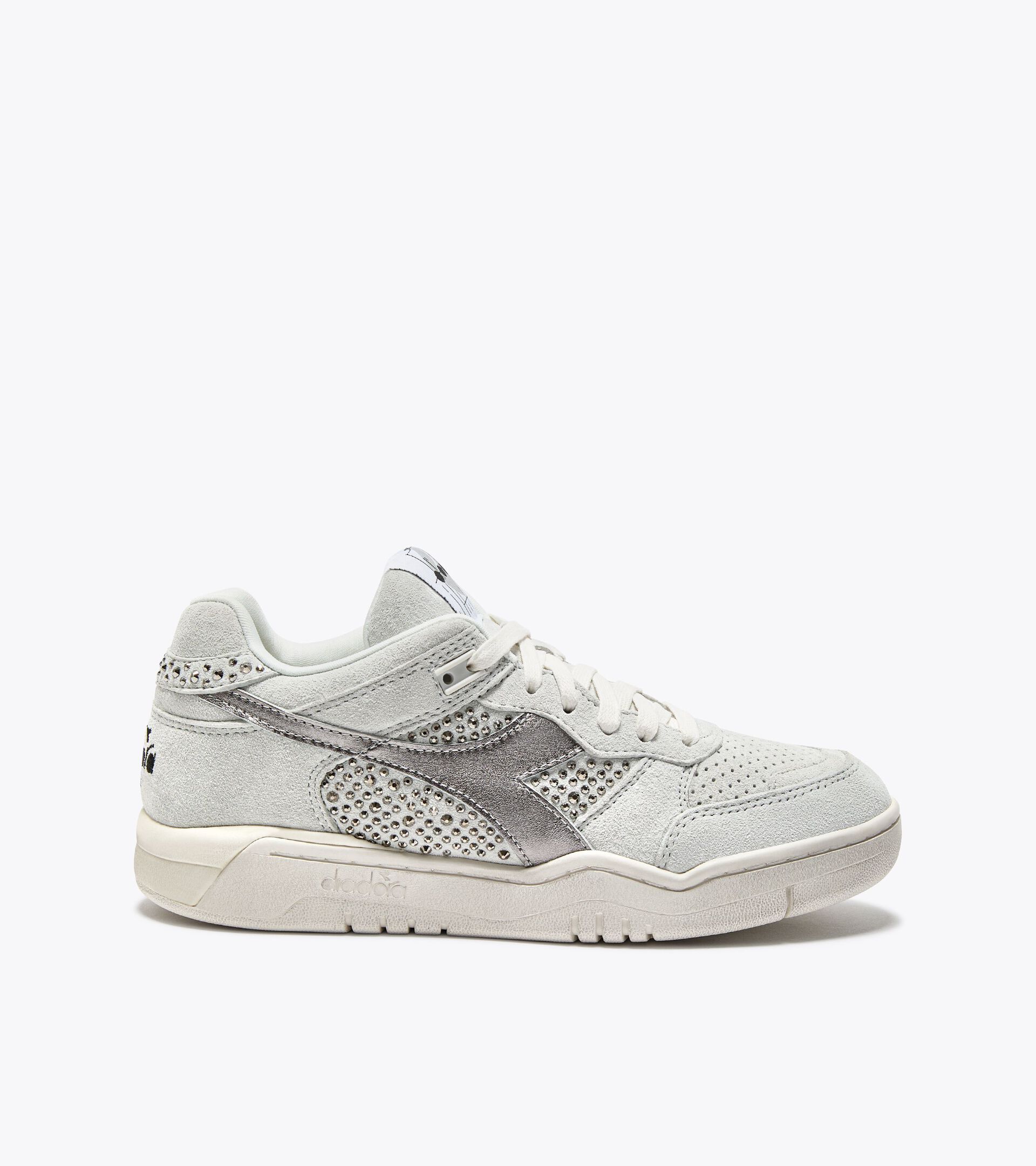 Leather Heritage sneakers -  Women’s B.560 STUDS USED WN WHITE - Diadora