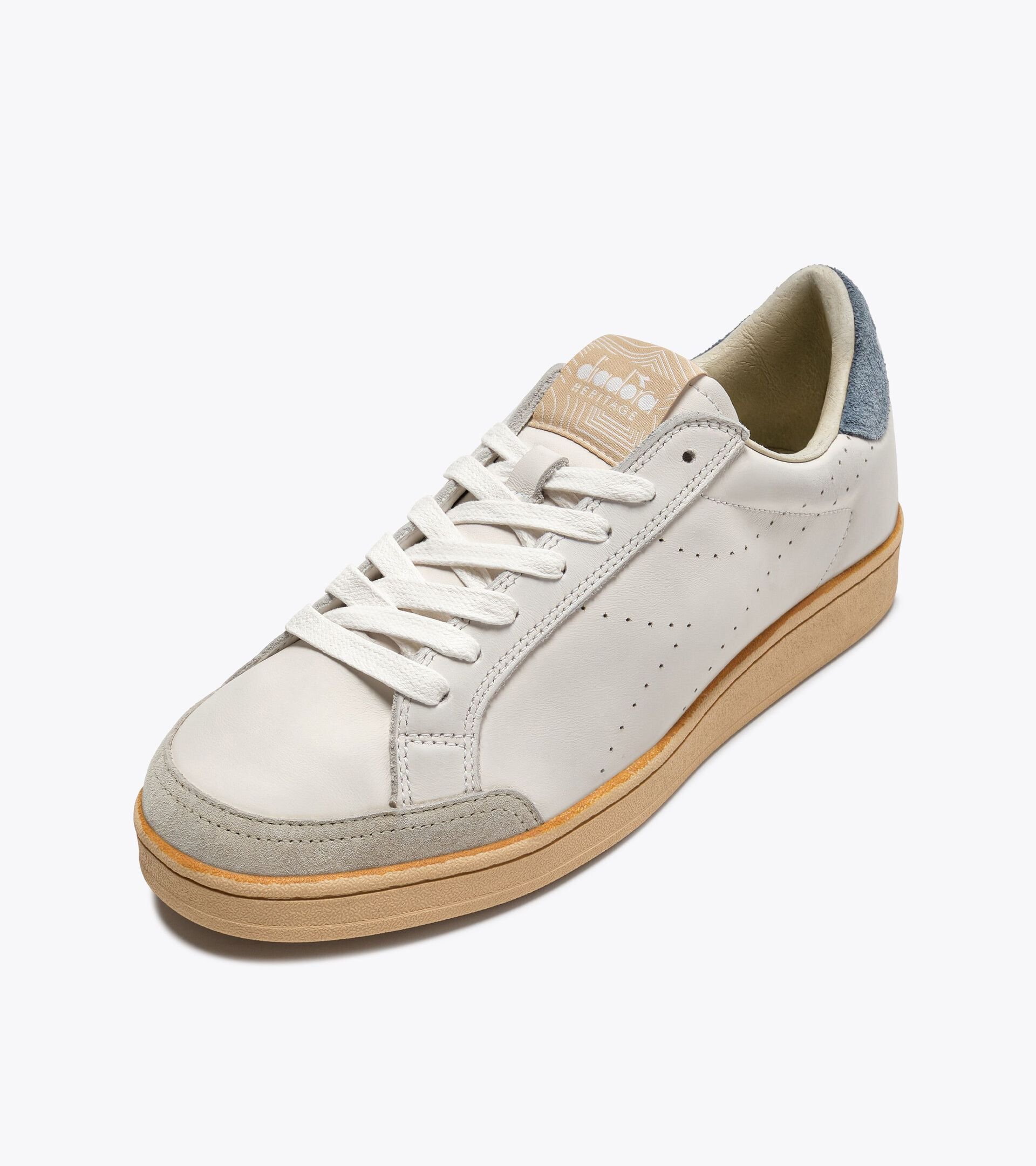 Heritage Leather Sneakers - All-gender PRESTIGE PLAIN USED FLINT STONE - Diadora