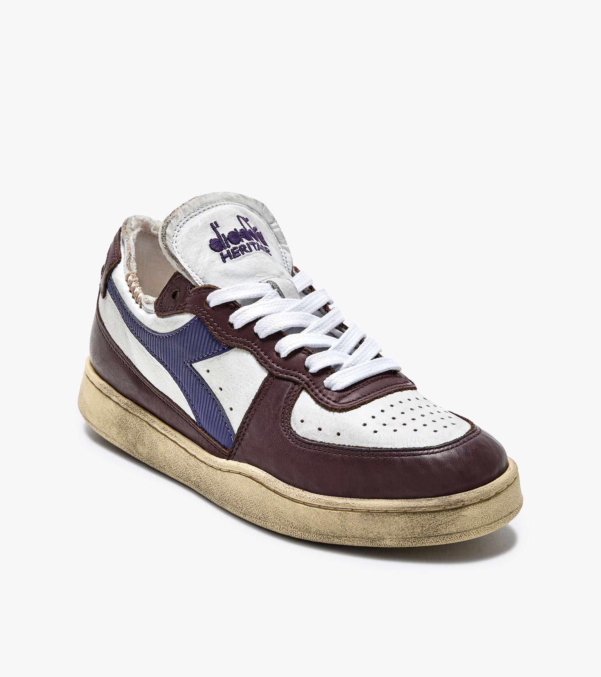 Heritage shoe - Gender Neutral MI BASKET ROW CUT ROSE TAUPE - Diadora